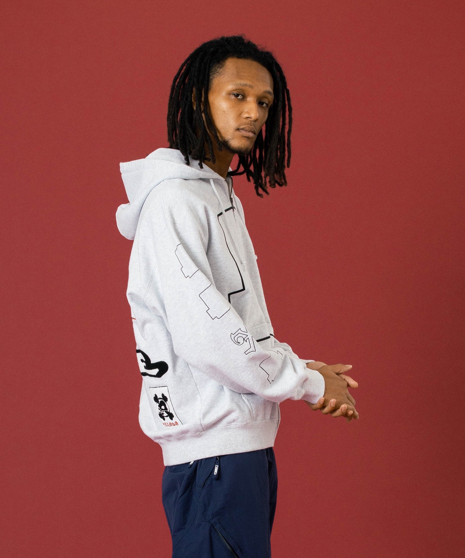 SPEED ZIP UP HOODED SWEATSHIRT