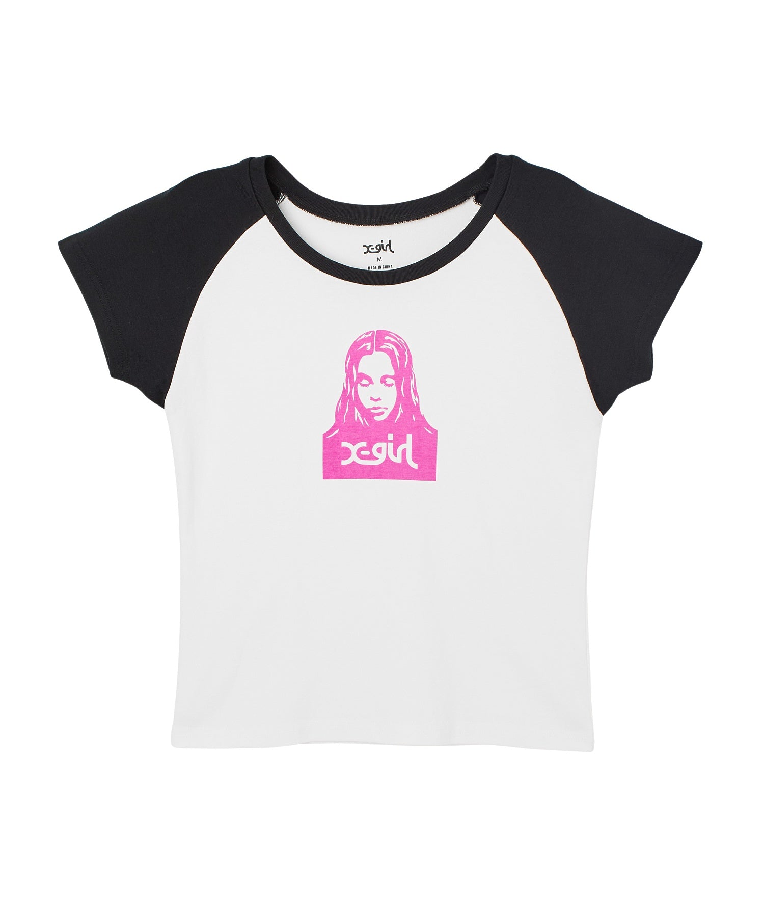 FACE RAGLAN S/S BABY TEE