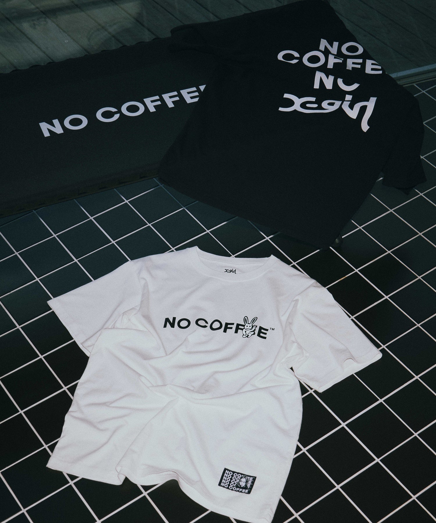 X-girl x NO COFFEE S/S TEE