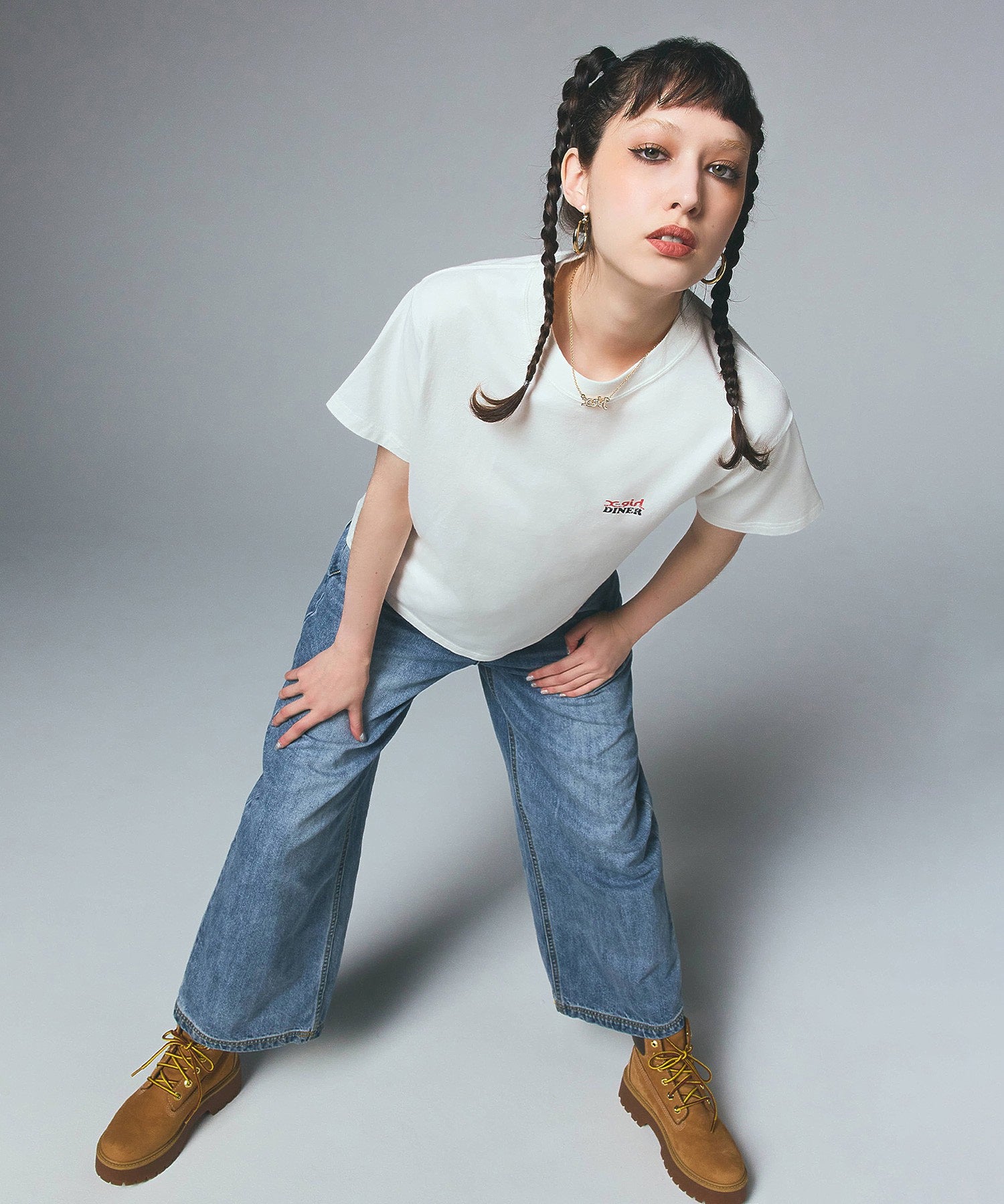 WAIST ADJUST DENIM PANTS