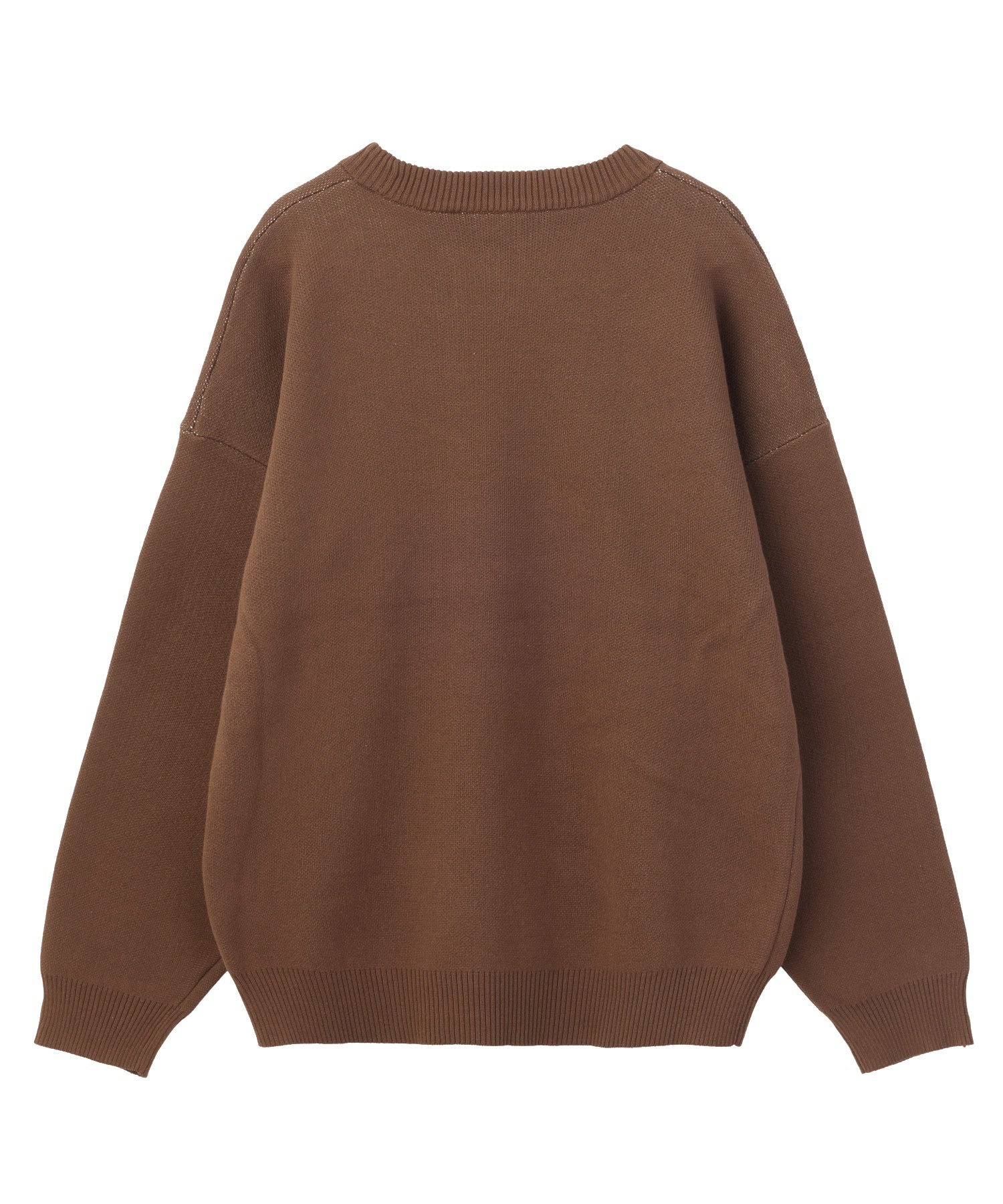 SCRIPT LOGO JACQUARD KNIT TOP