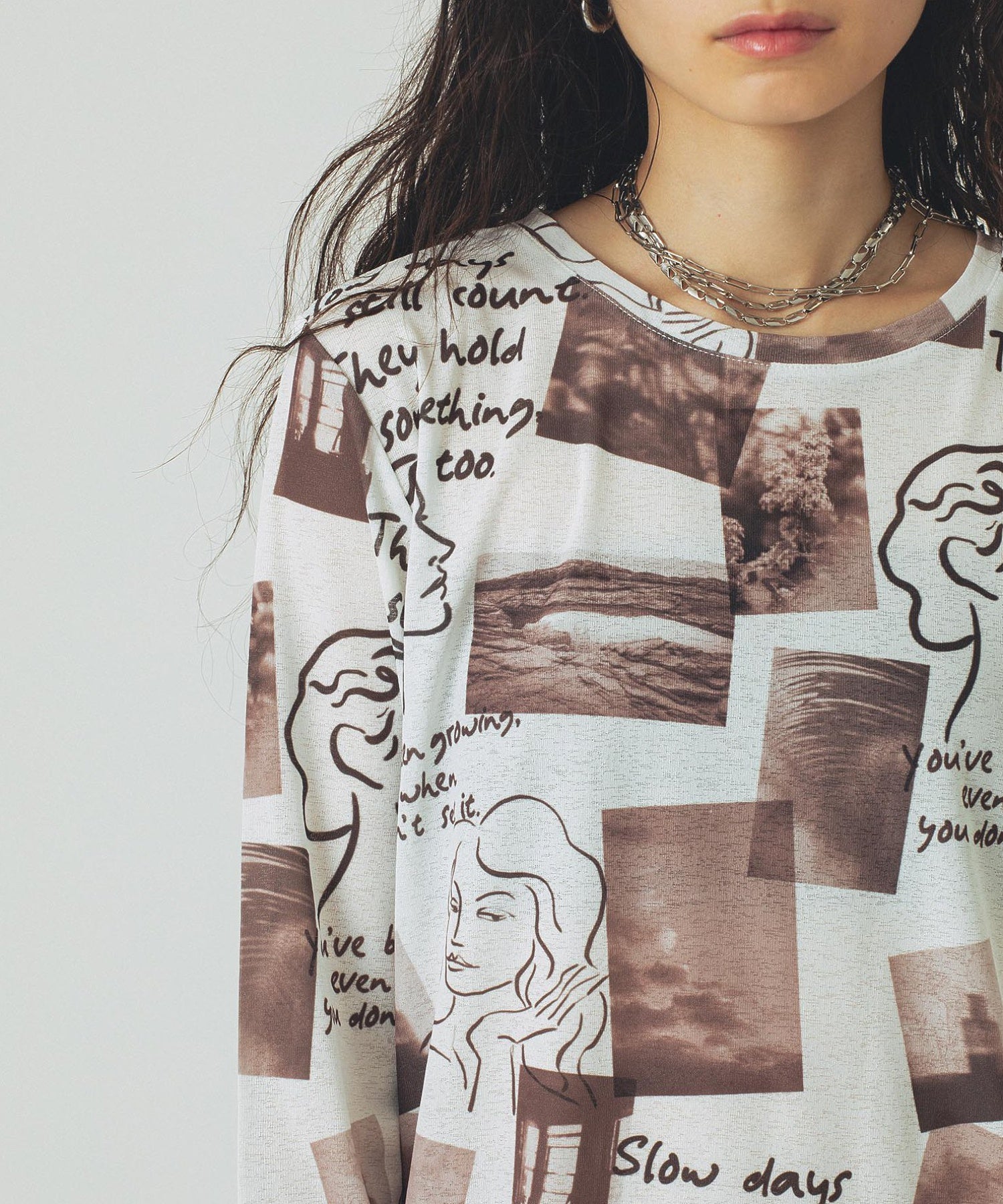 ART PRINT L/S TEE
