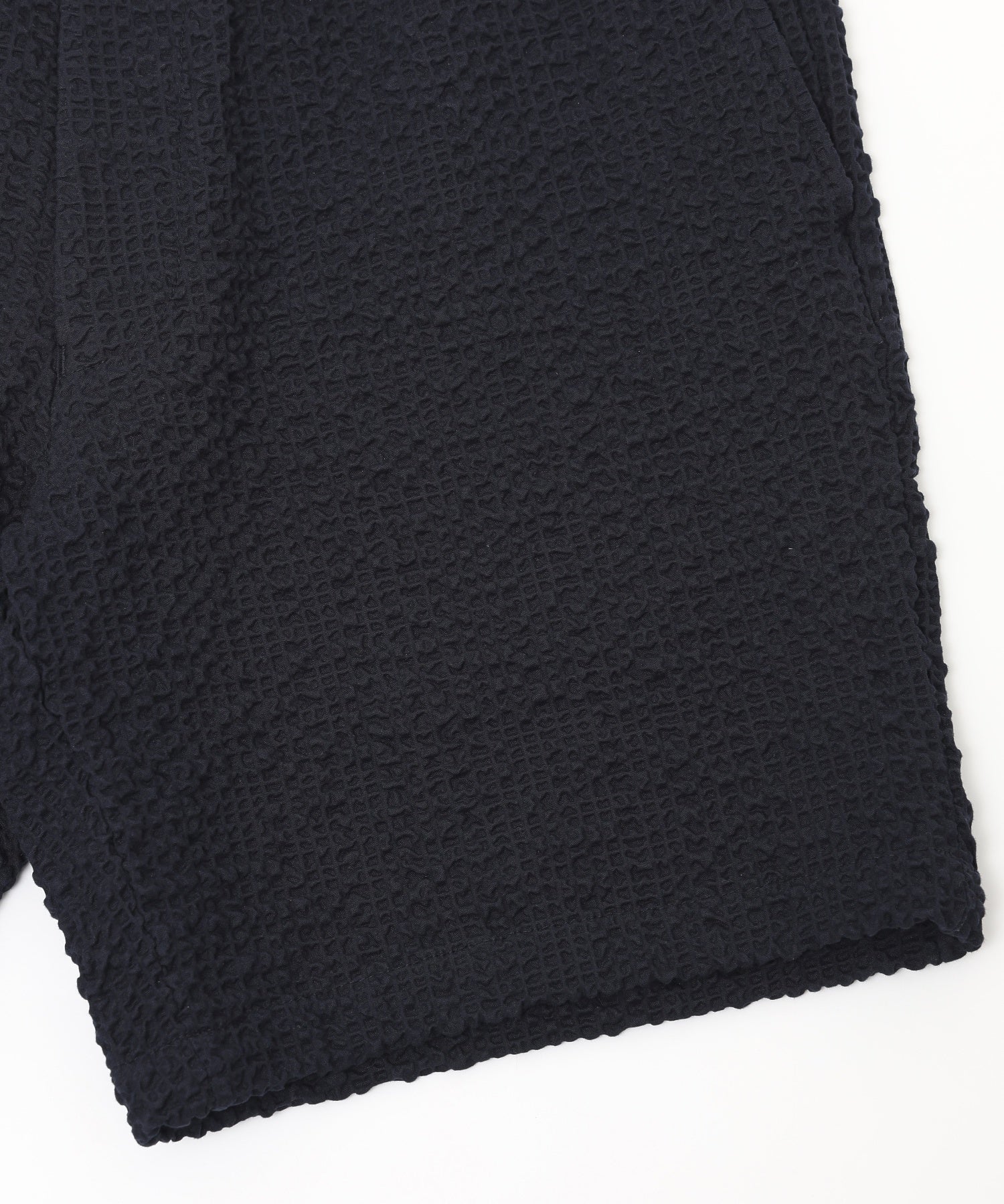 WAX LONDON/ワックスロンドン/KURT SHORT JUMBO SEERSUCKER DKN