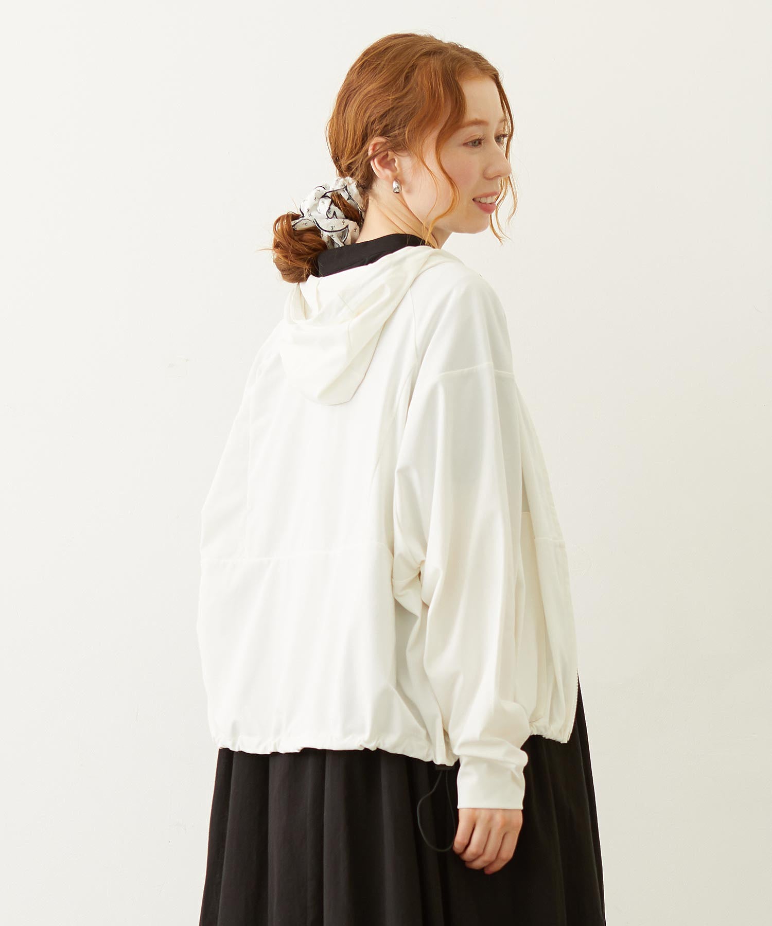 RASH GUARD ZIP HOODIE