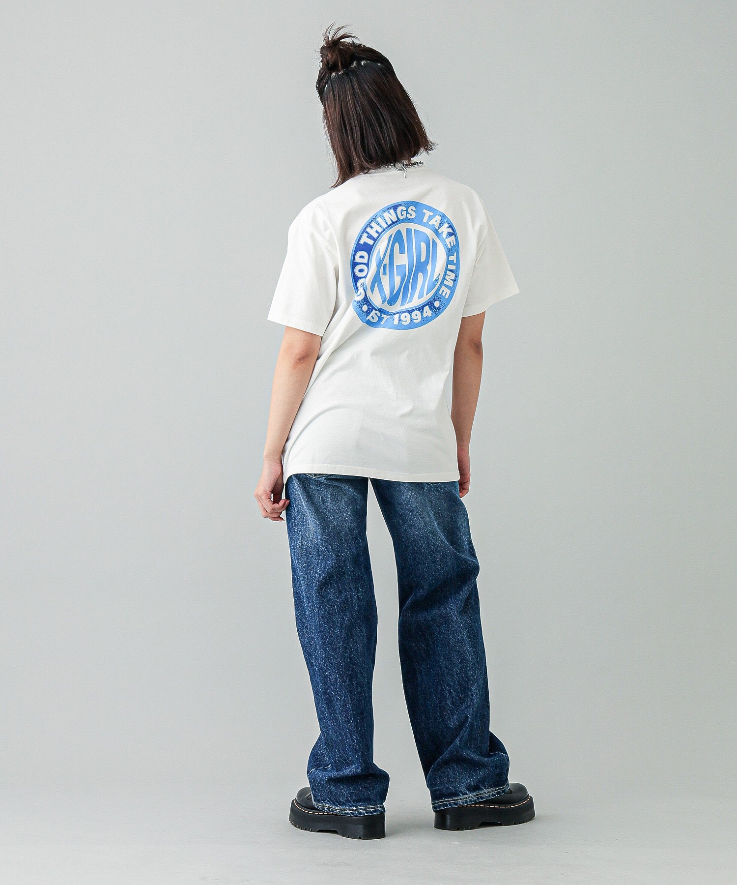 DISTRESSED CIRCLE LOGO S/S TEE