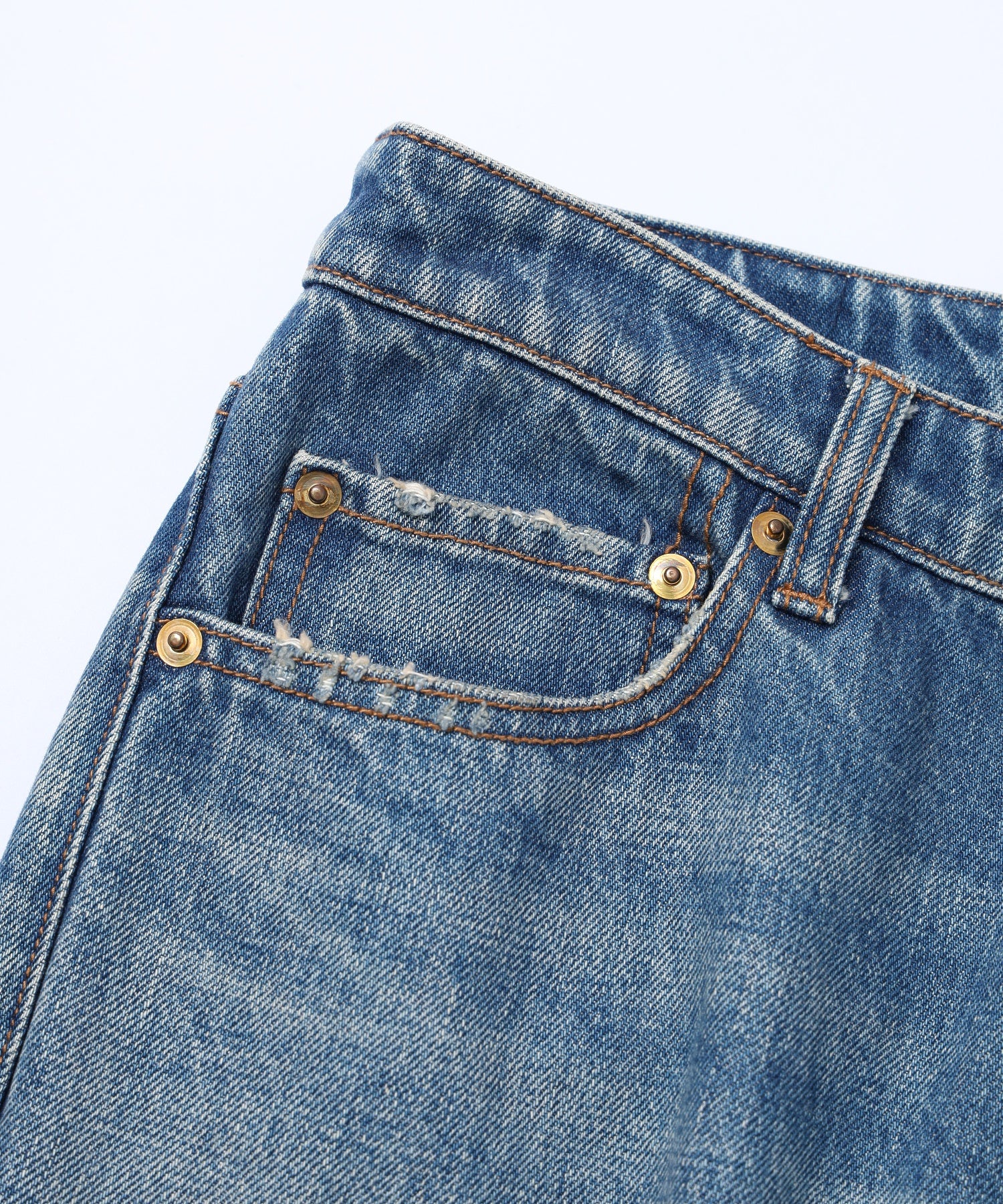SEMOH/セモー/Test Print Denim Pants Lui Araki SA16-8-02