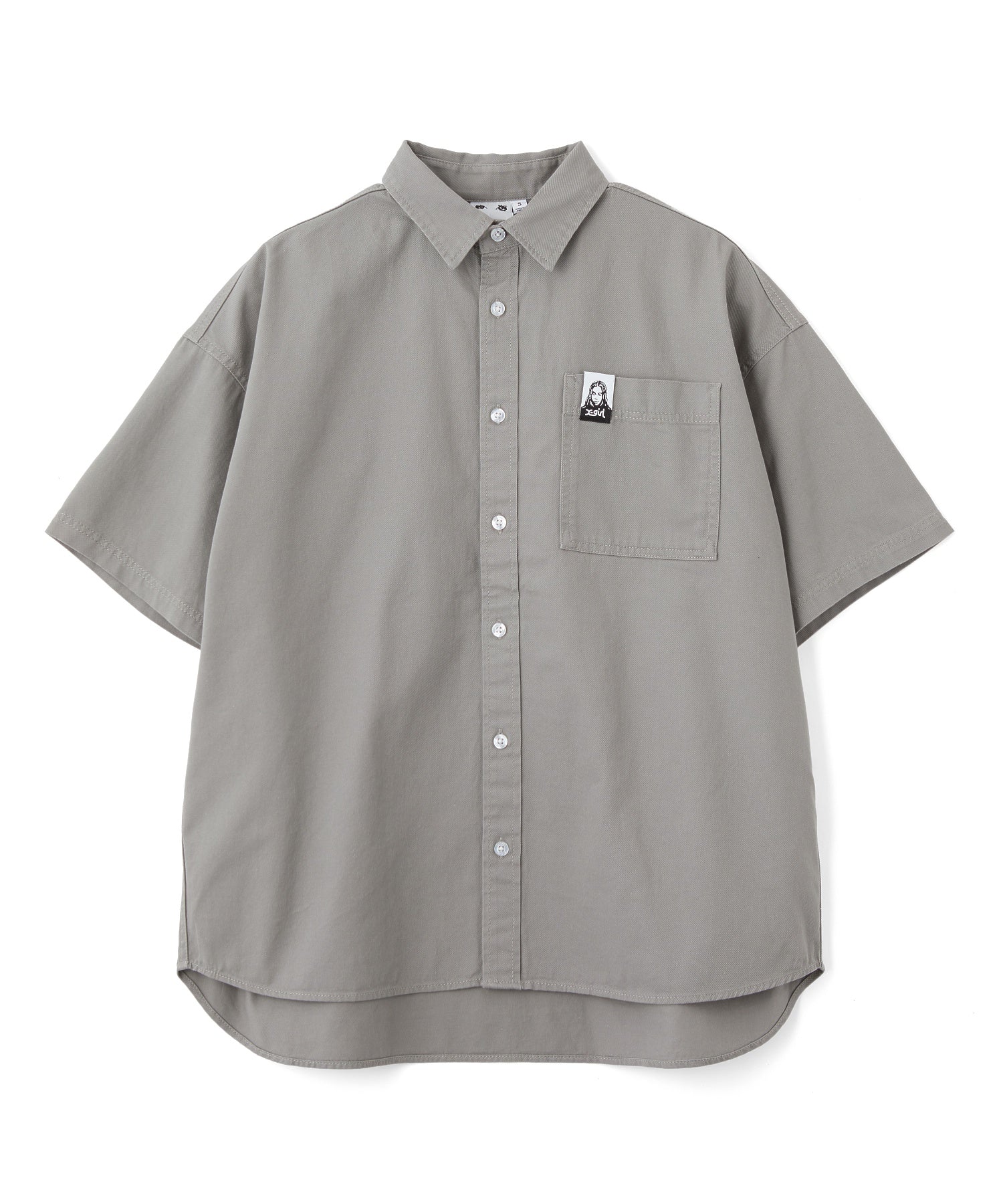 FADED FACE LABEL S/S SHIRT