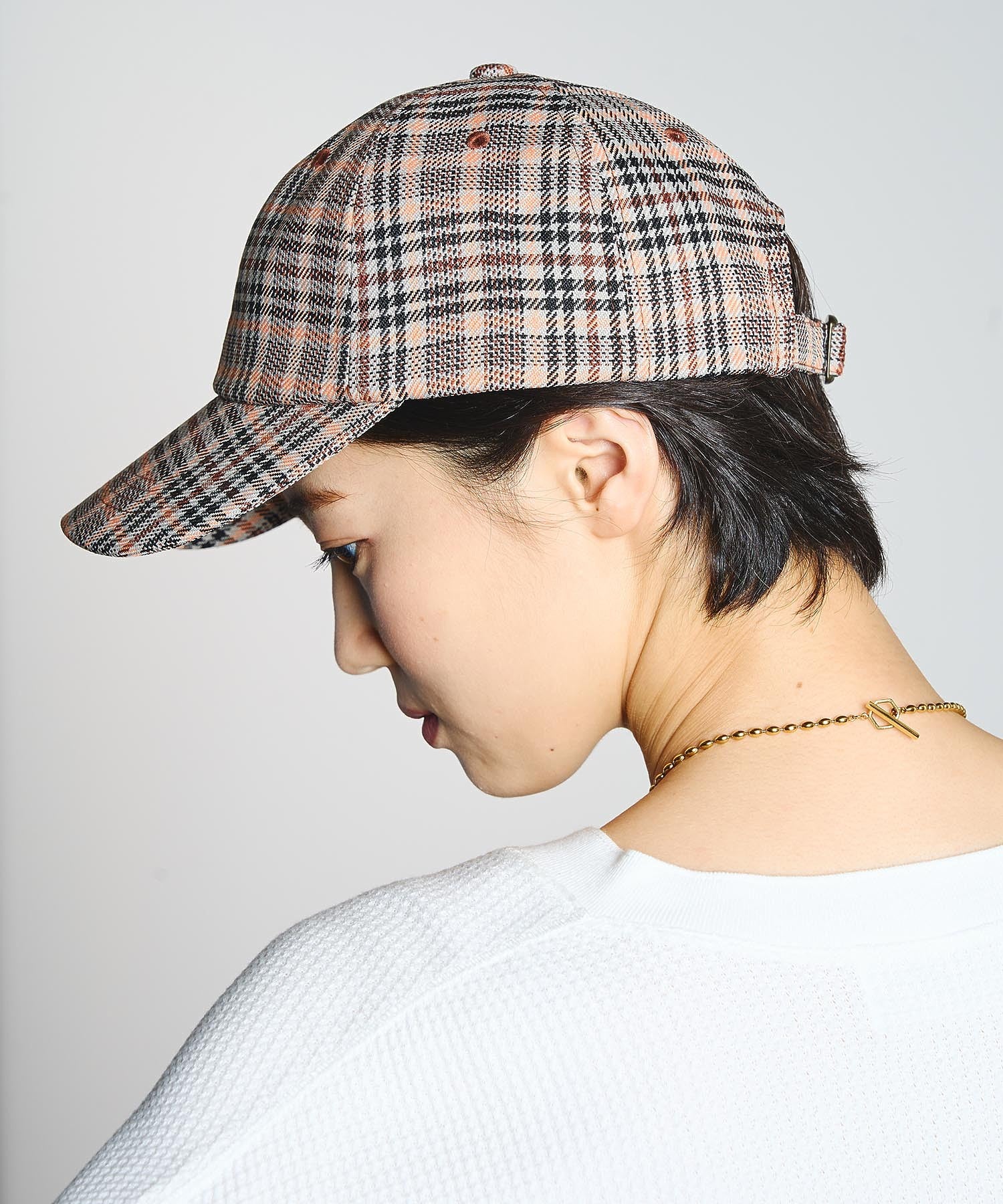 CREOLME/CHECK PATTERN CAP