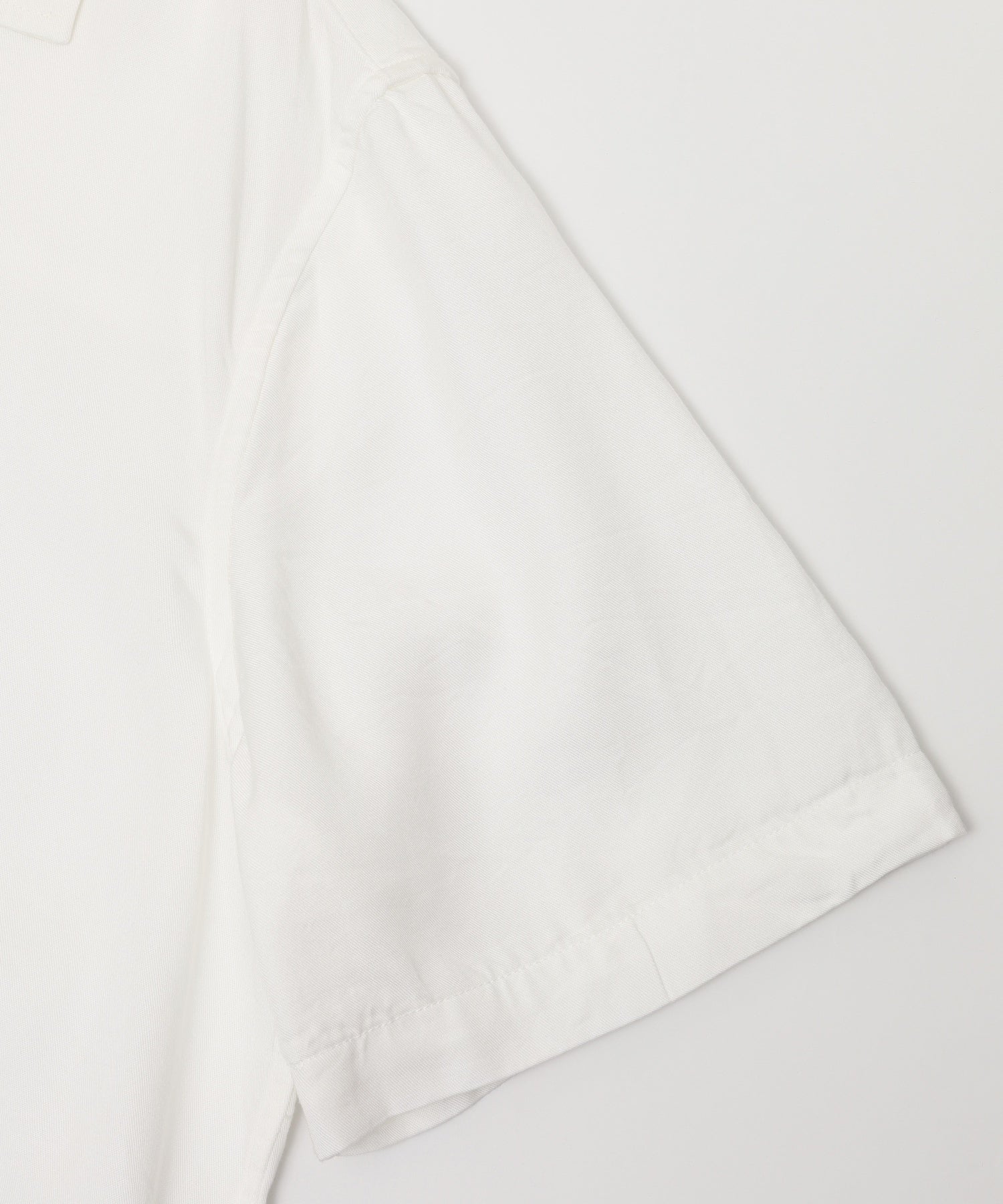 WAX LONDON/ワックスロンドン/CURZON SS SHIRT DRAPEY TENCEL TWILL OFW
