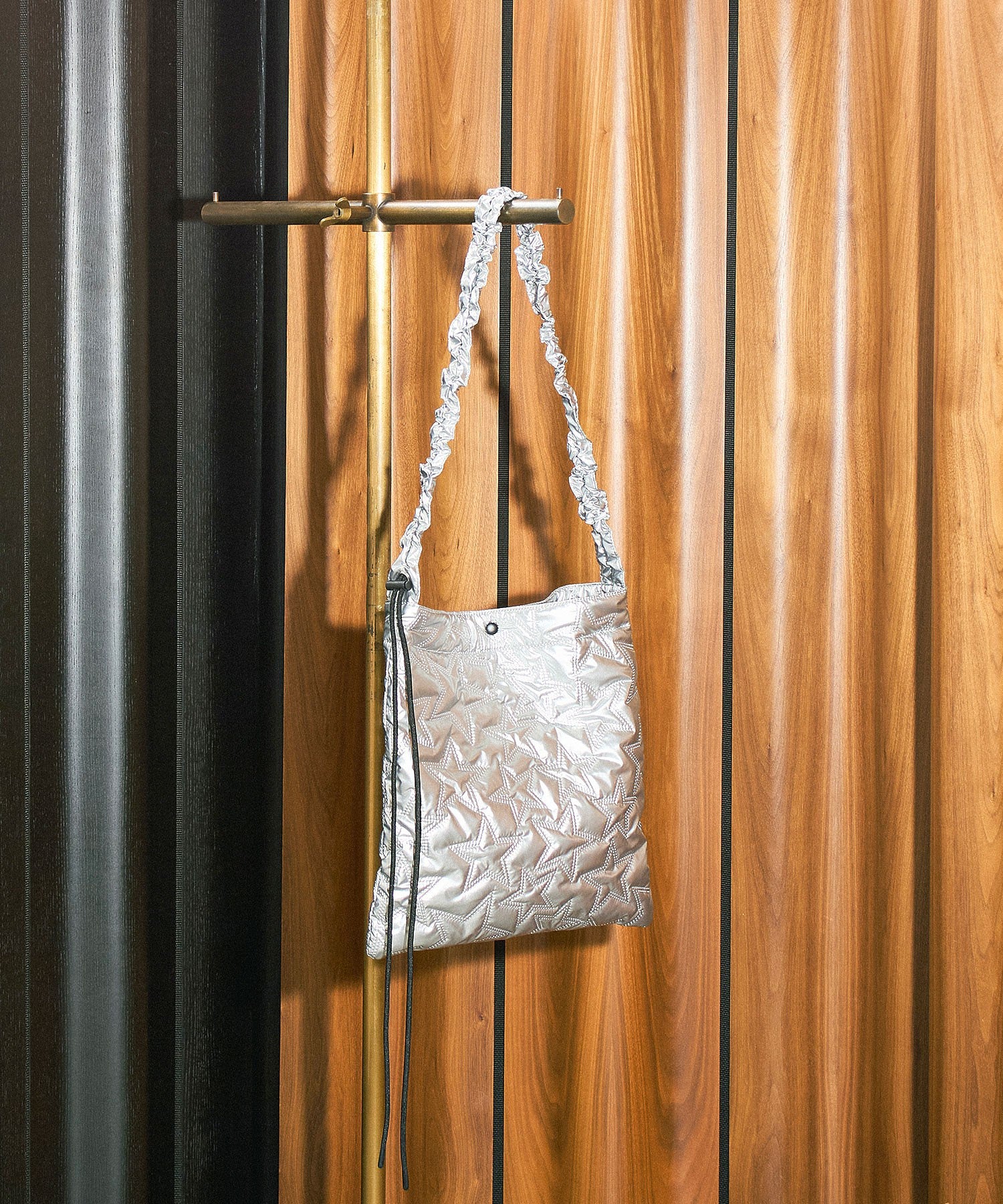 STITCHED STAR SHOULDER BAG