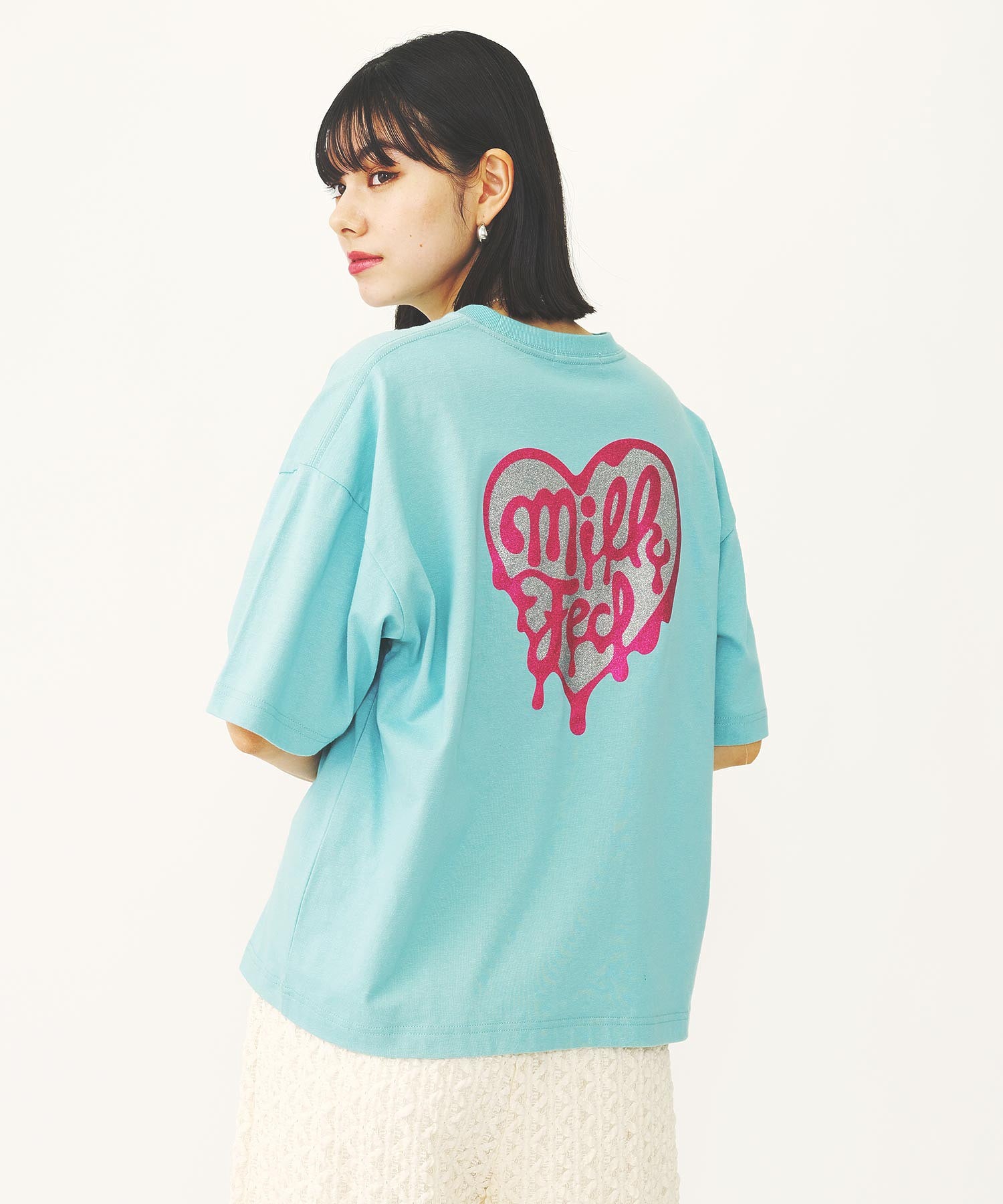 MELTY HEART S/S TEE MILKFED.