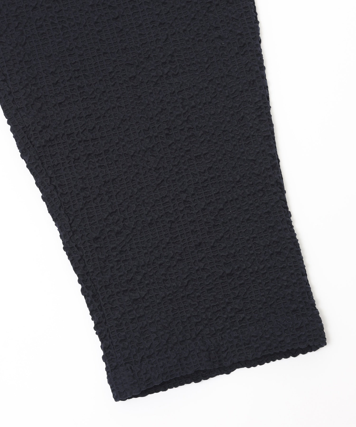 WAX LONDON/ワックスロンドン/TYNE TROUSER  JUMBO SEERSUCKER DKN