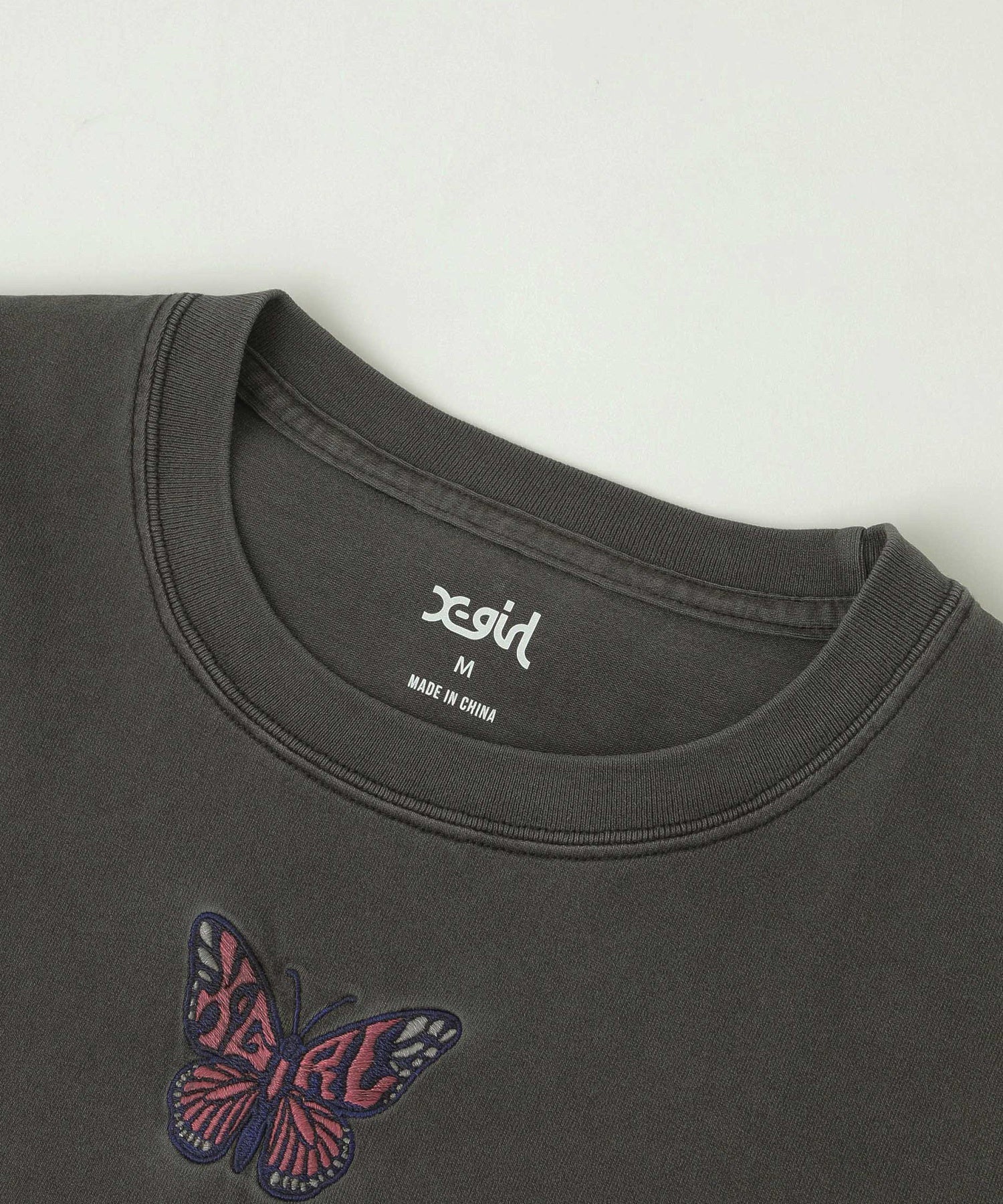 BUTTERFLY PIGMENT DYED S/S BABY TEE