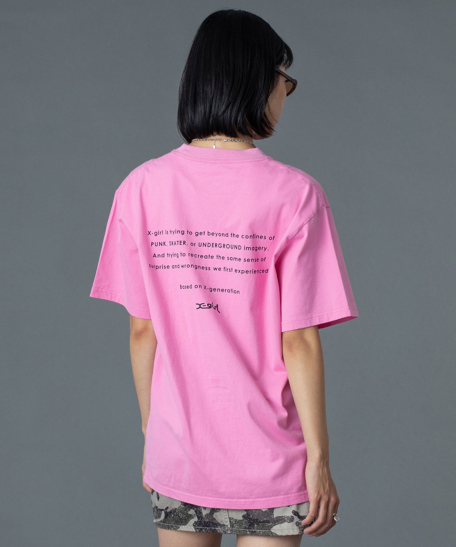 FACE AND WORDS POCKET S/S TEE