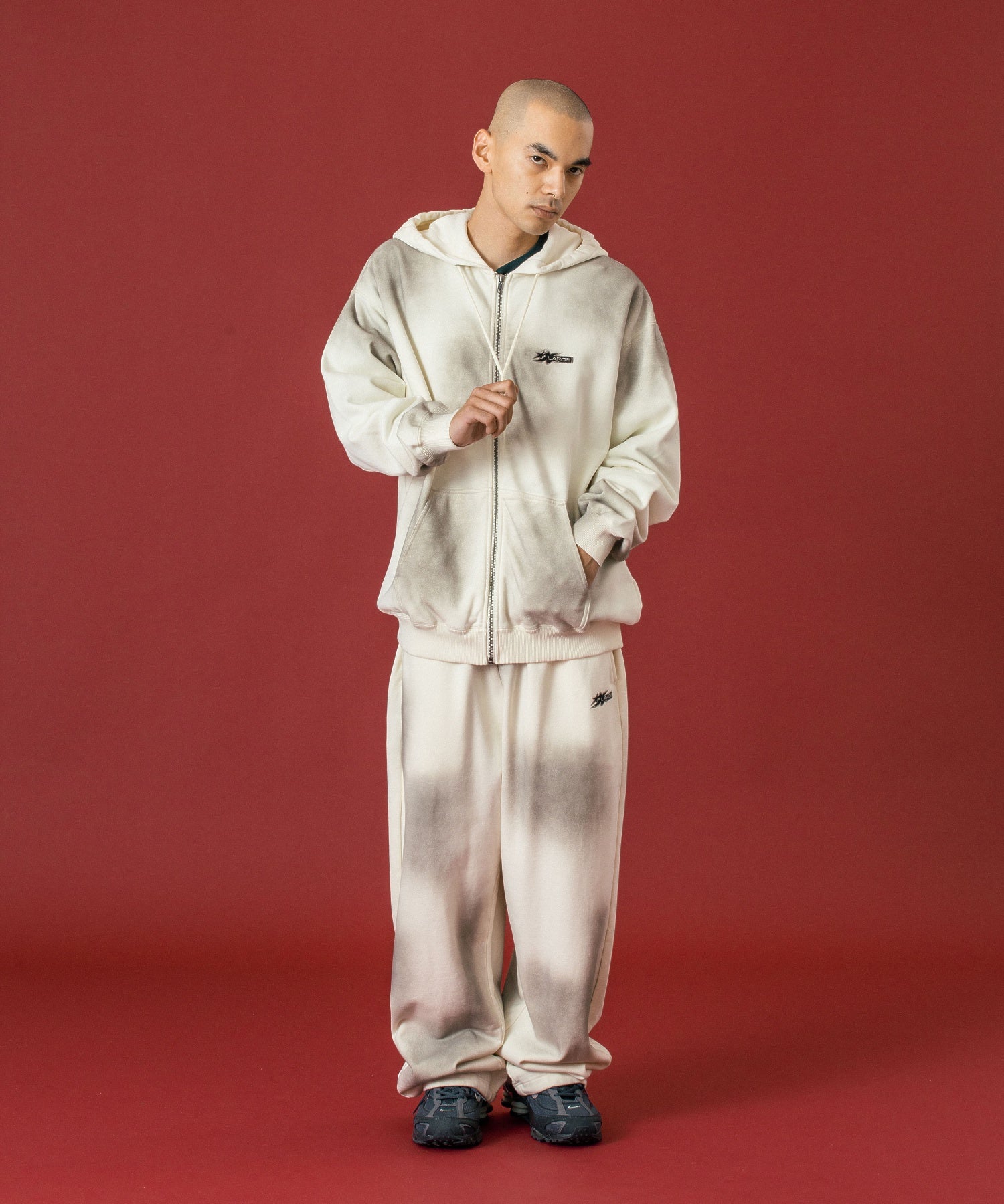 SPRAY DYED SWEAT PANTS