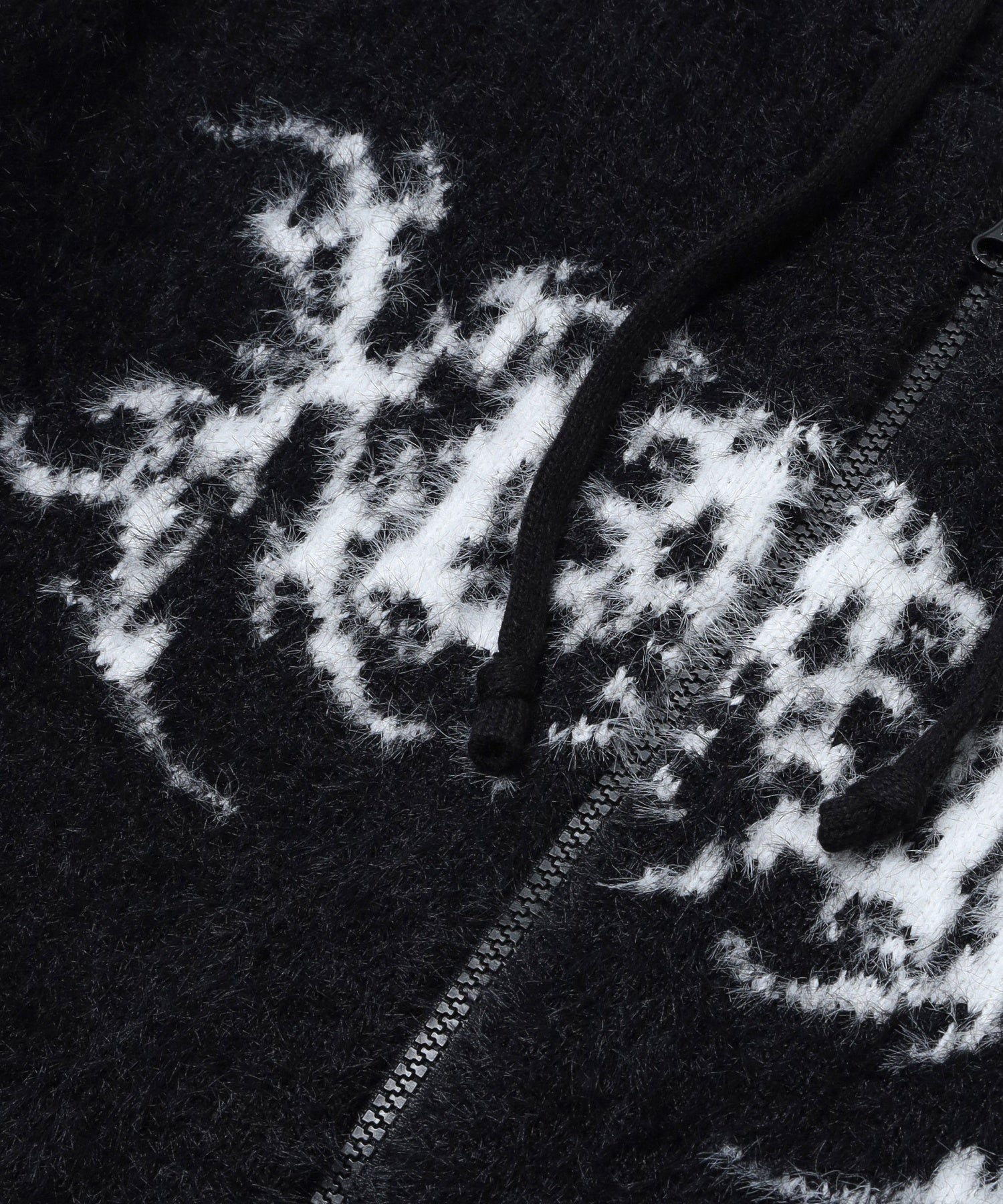 JACQUARD HOODED SWEATER