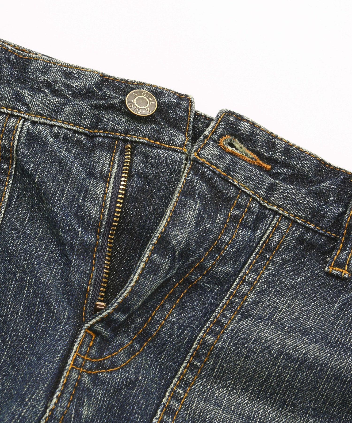 FRONT POCKET DENIM PANTS