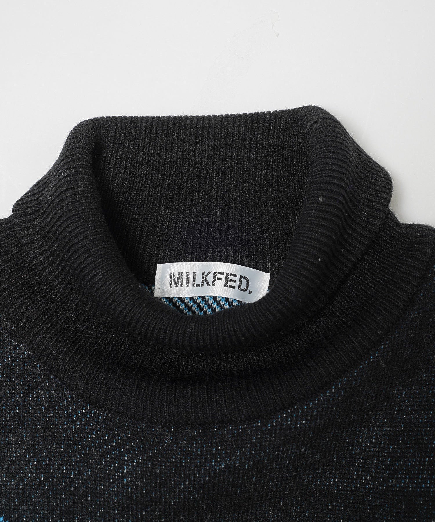 JACQUARD LOGO KNIT TOP MILKFED.