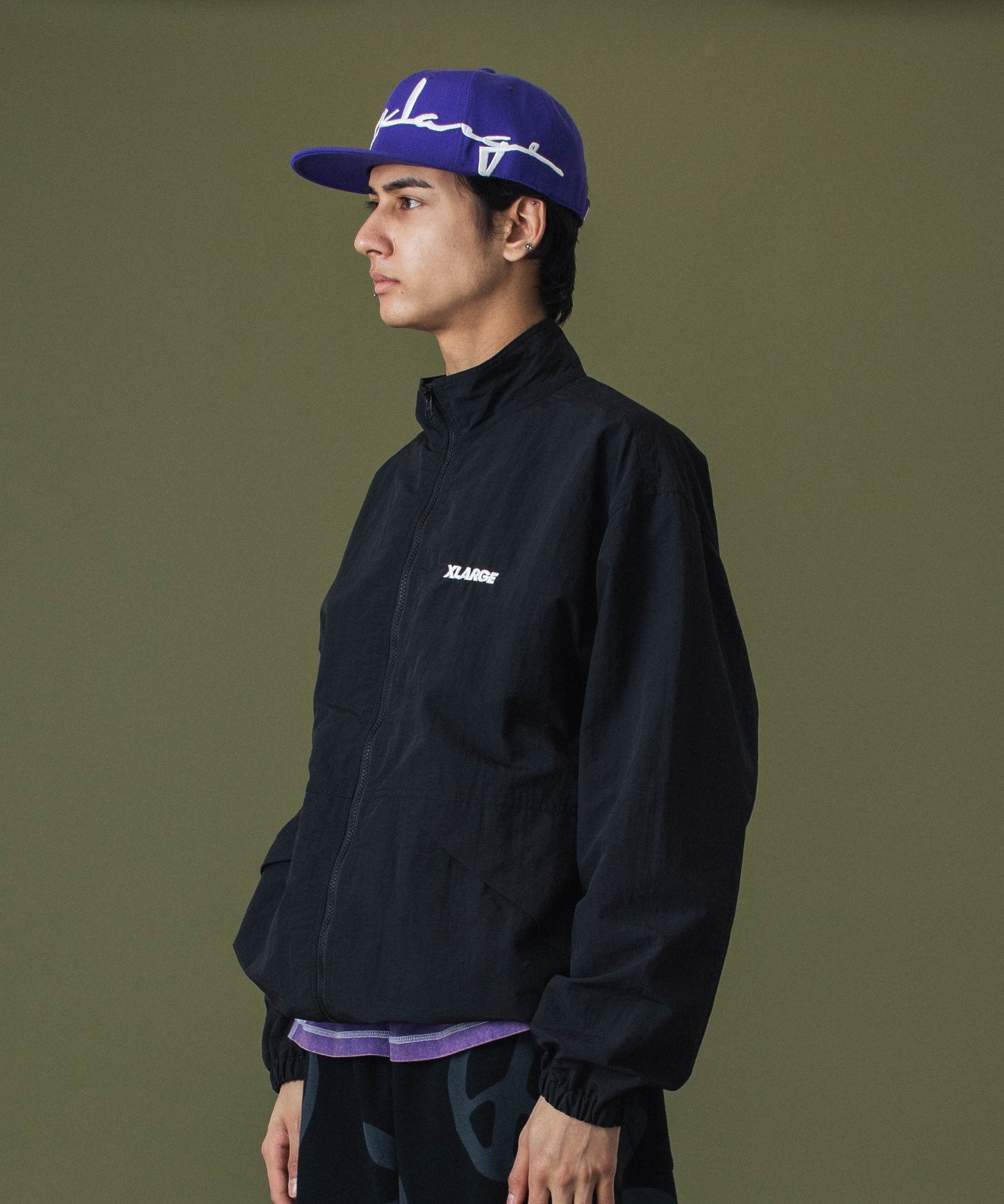 TRACK NYLON JACKET