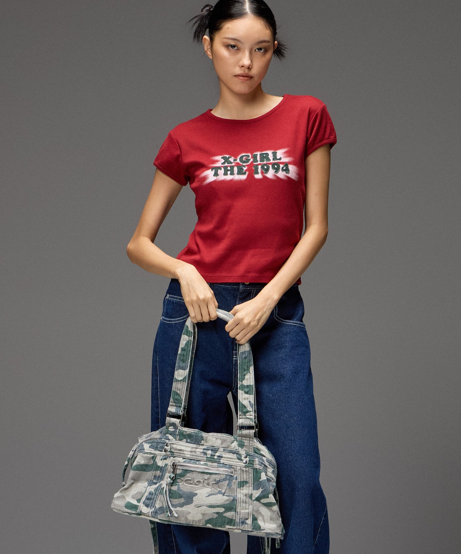FADED MILLS LOGO SQUARE BAG