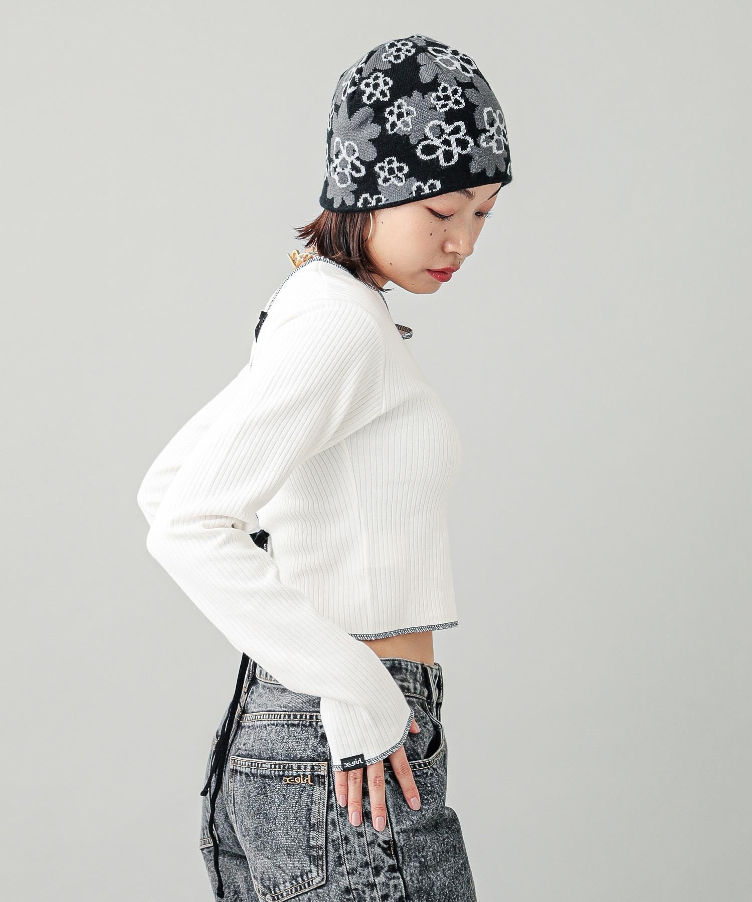 2WAY LACE UP TOP