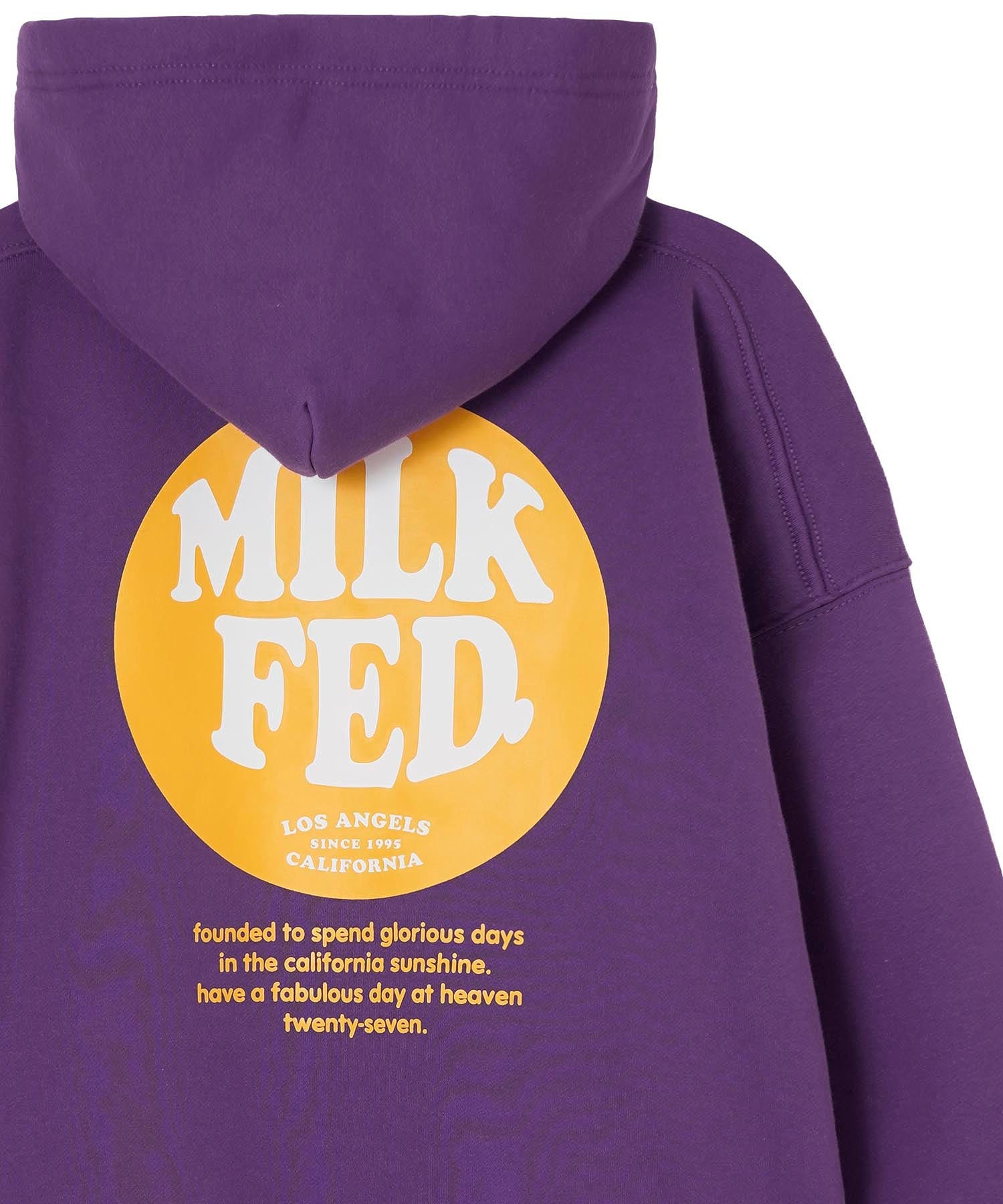 CIRCLE LOGO BIG SWEAT HOODIE MILKFED.