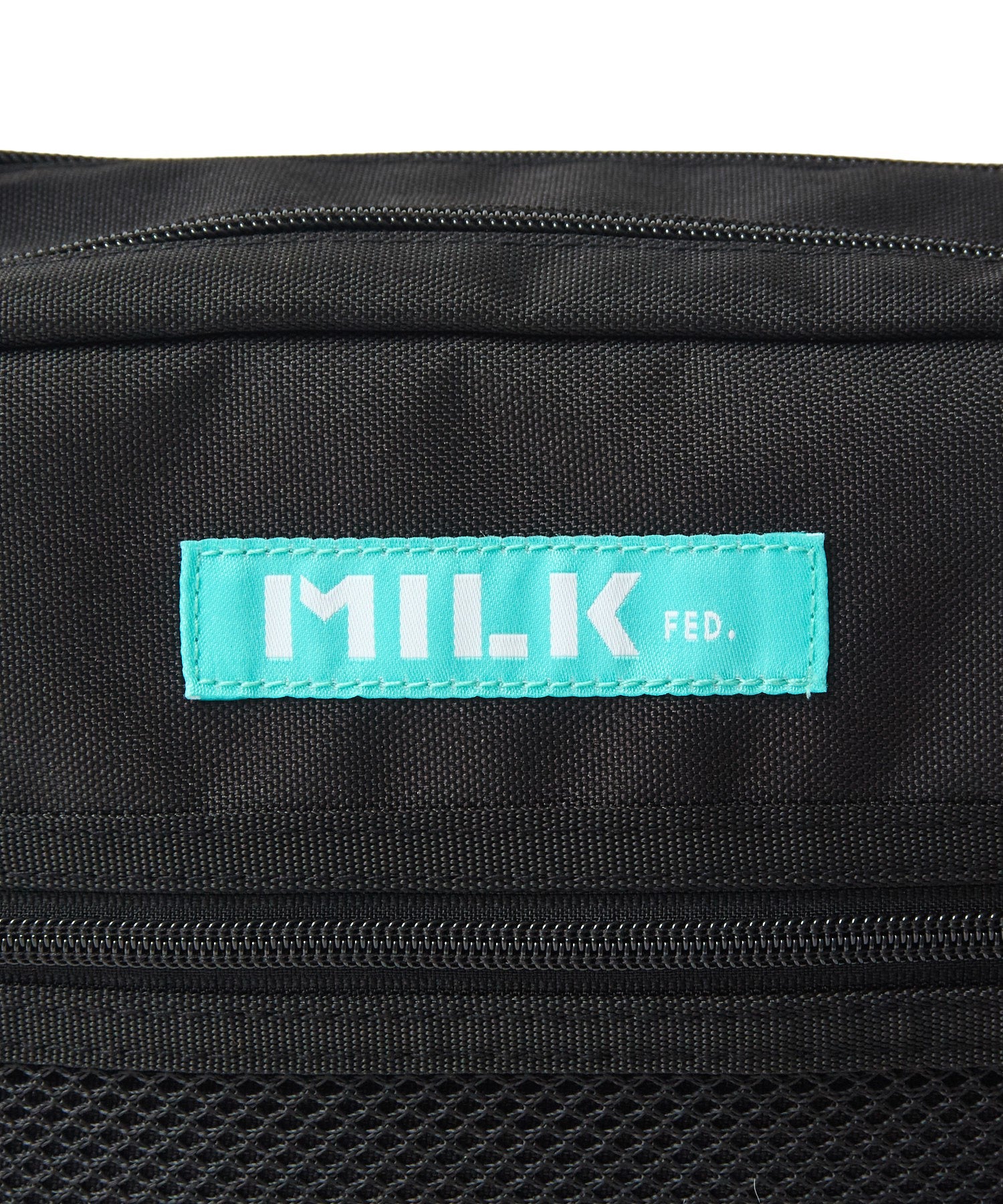 SHOULDER WIDE BAG MESH POCKET LtGREEN