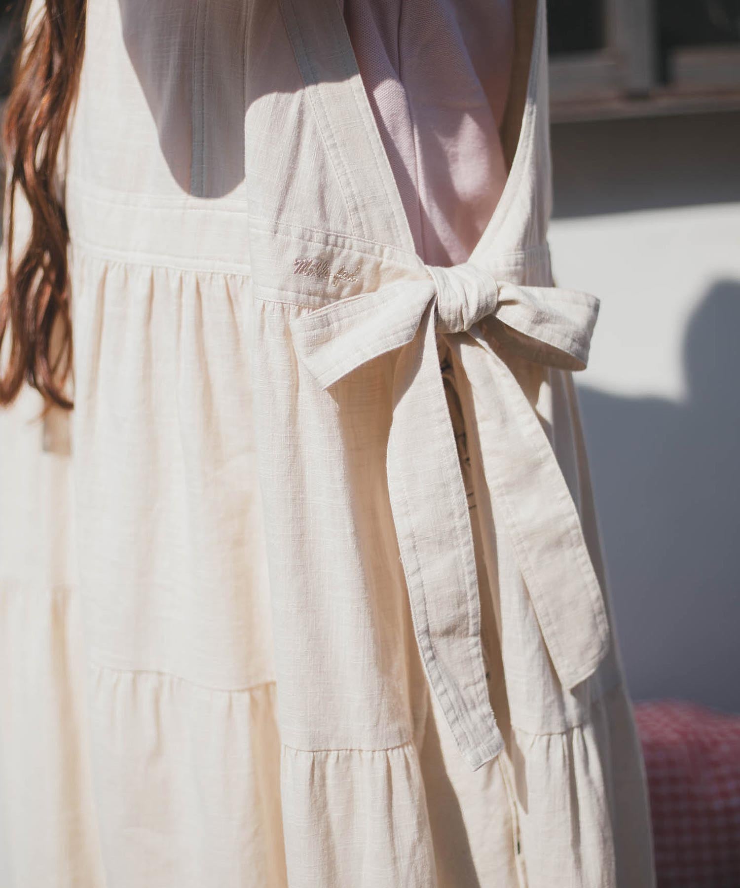 APRON TIERED DRESS