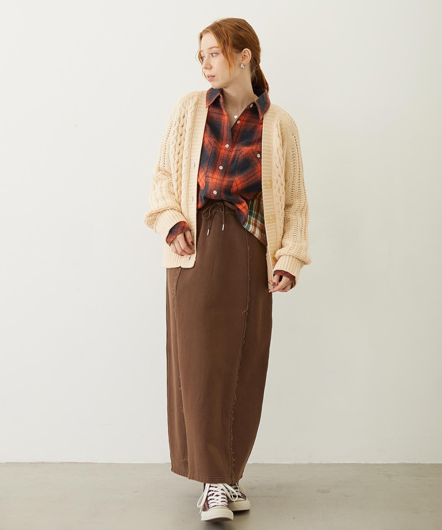 CABLE KNIT CARDIGAN