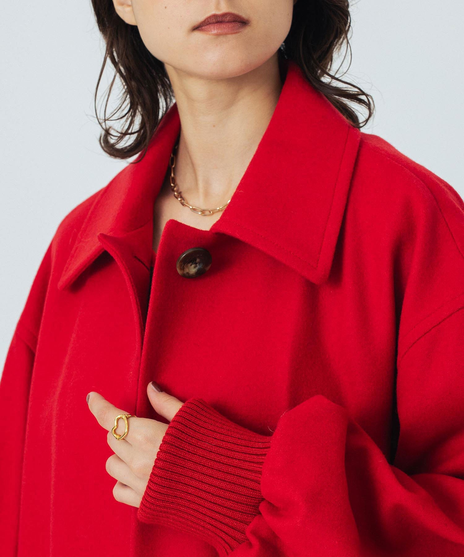 mici/VOLUME SLEEVE COAT