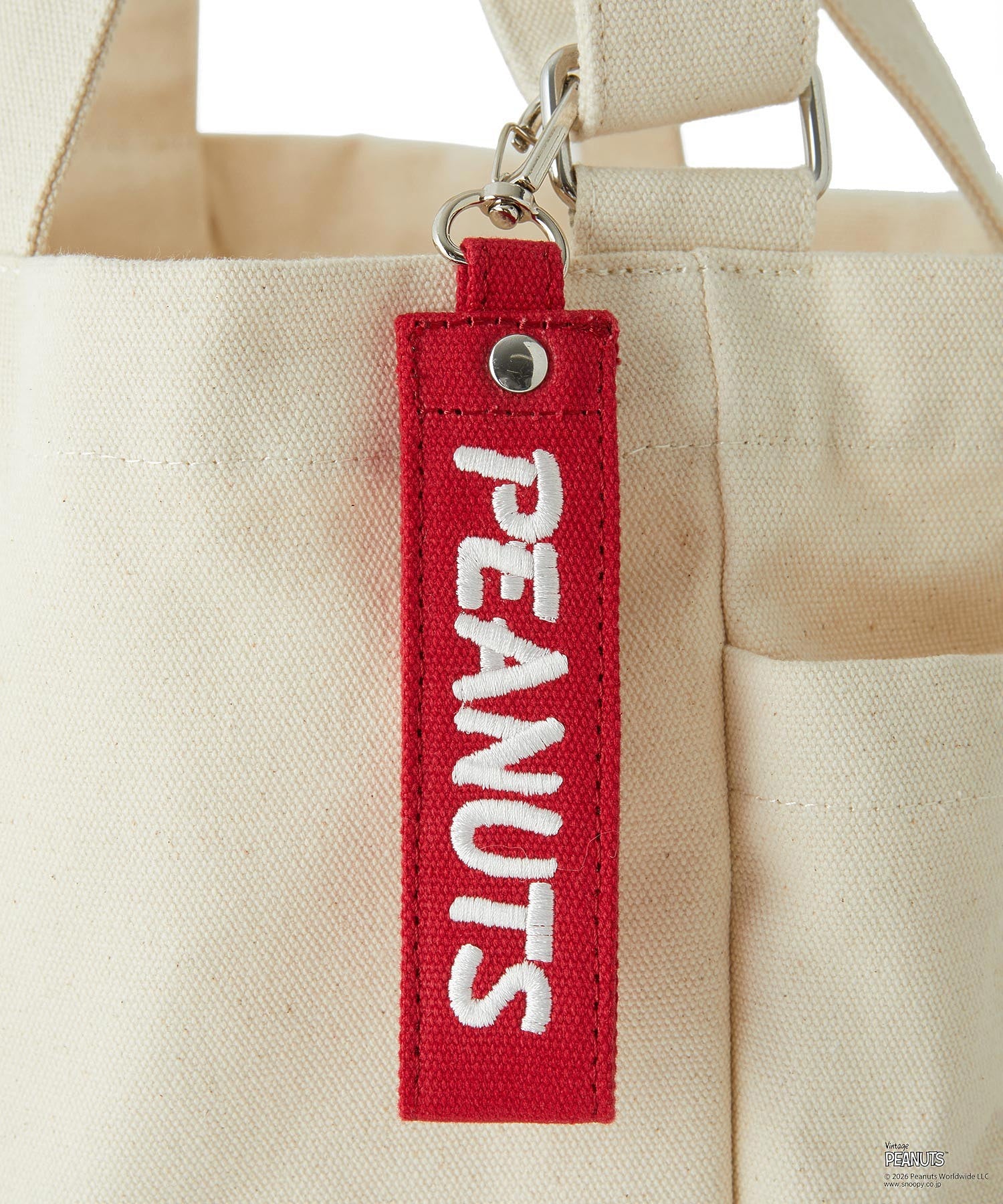 MILKFED. × PEANUTS / PEANUTS GANG BIG CANVAS TOTE