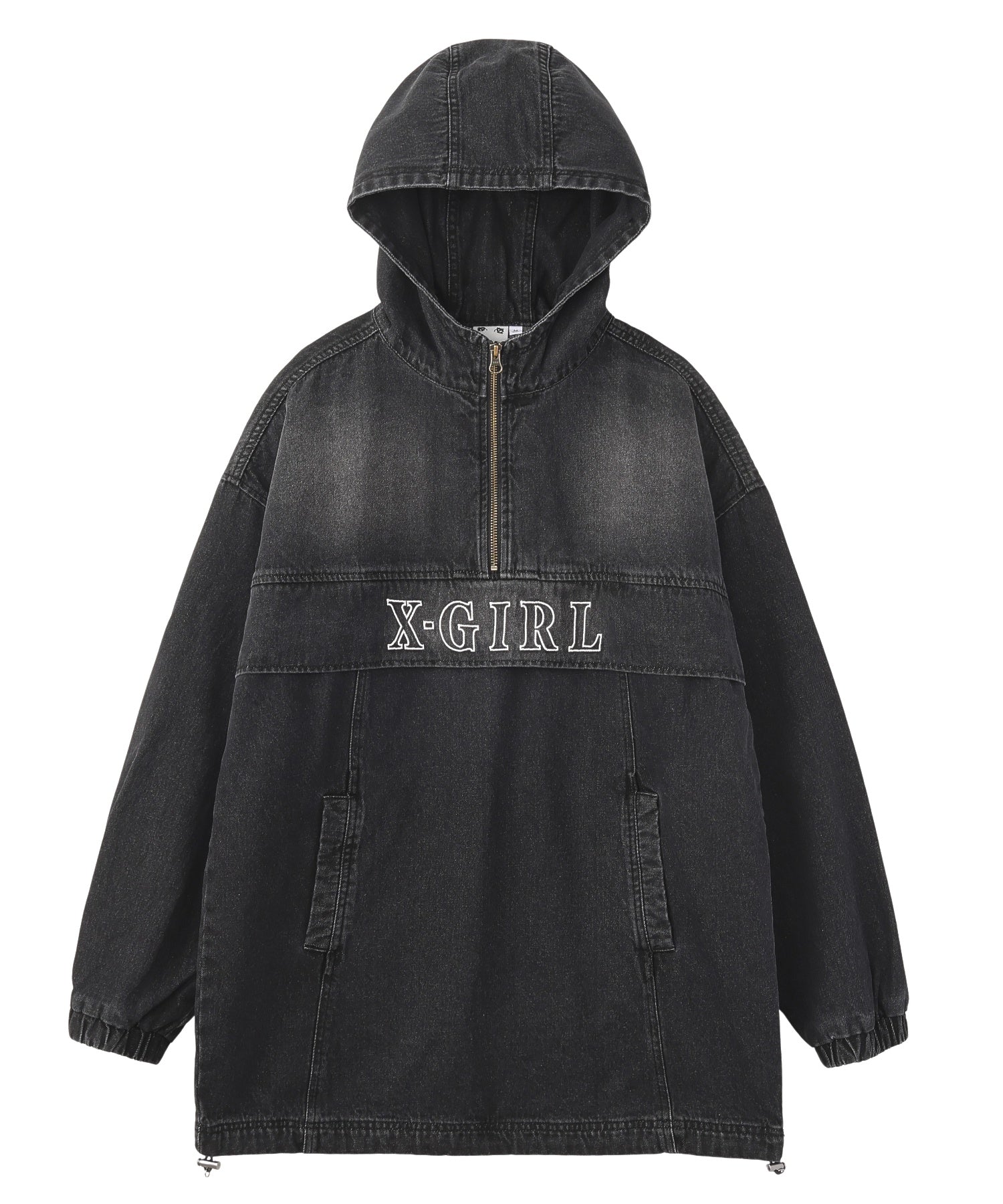 DENIM ANORAK DRESS