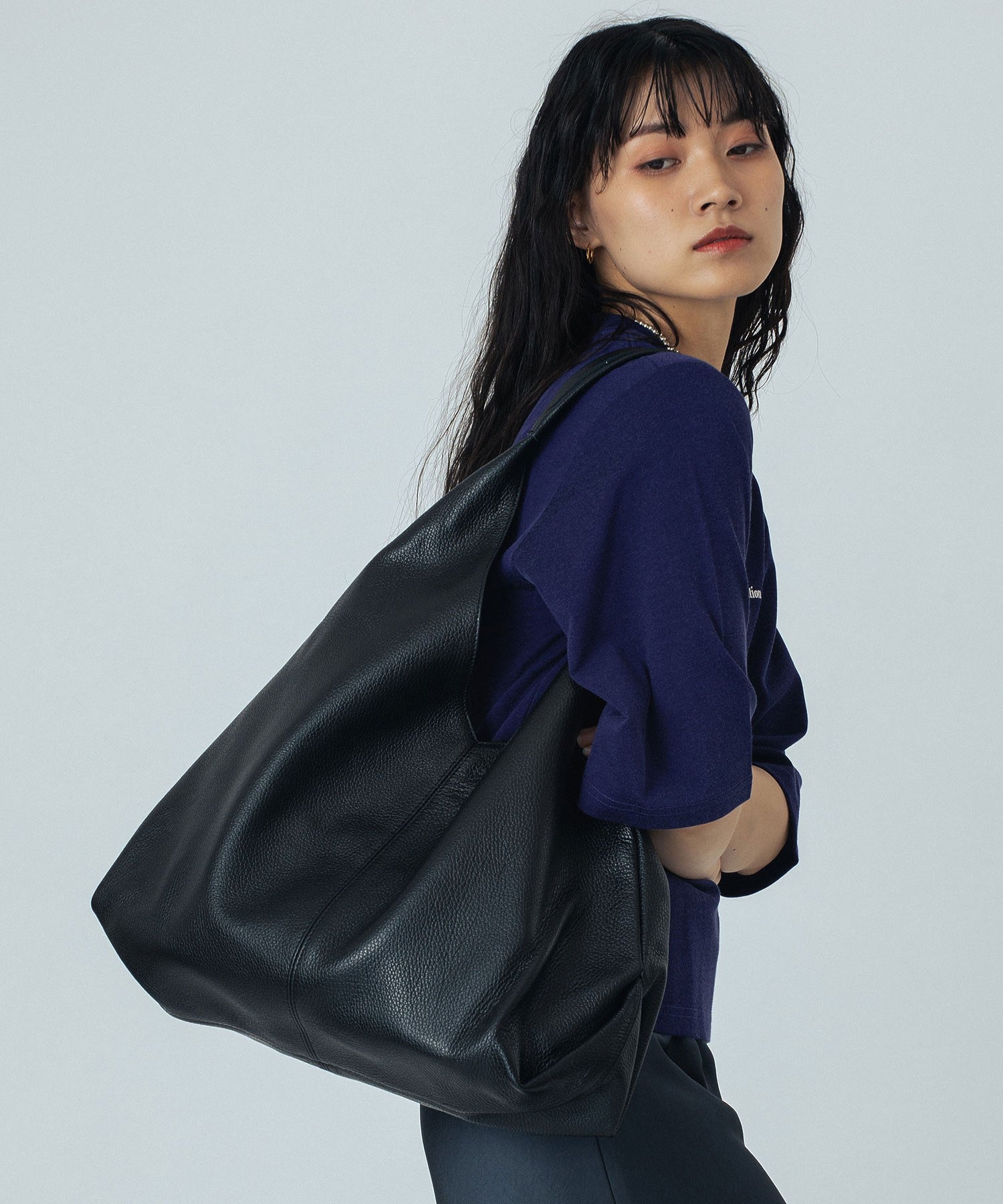 MILLELA FIRENZE/BIG LEATHER TOTE BAG