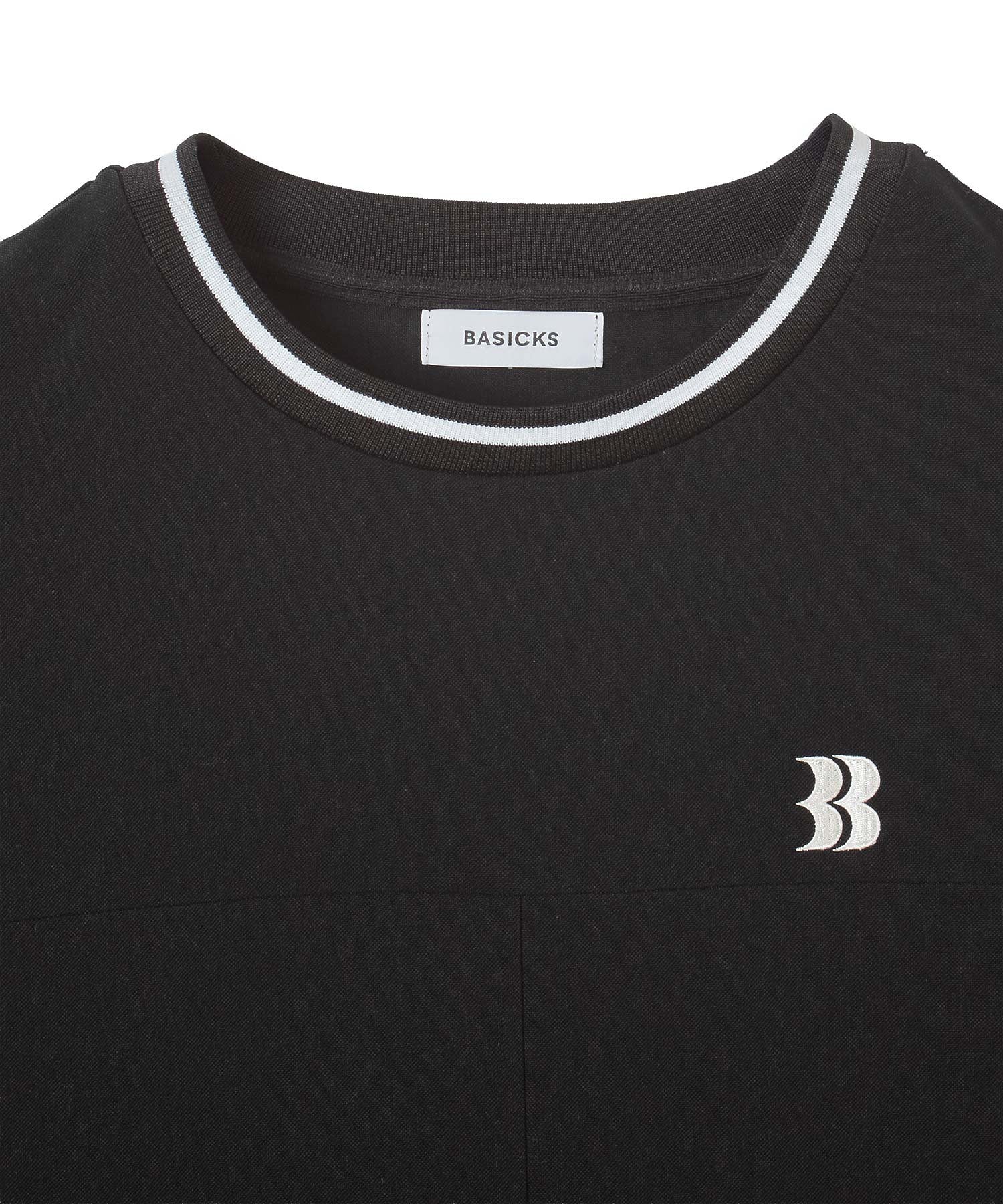 BASICKS/POLO SLEEVE T-SHIRT