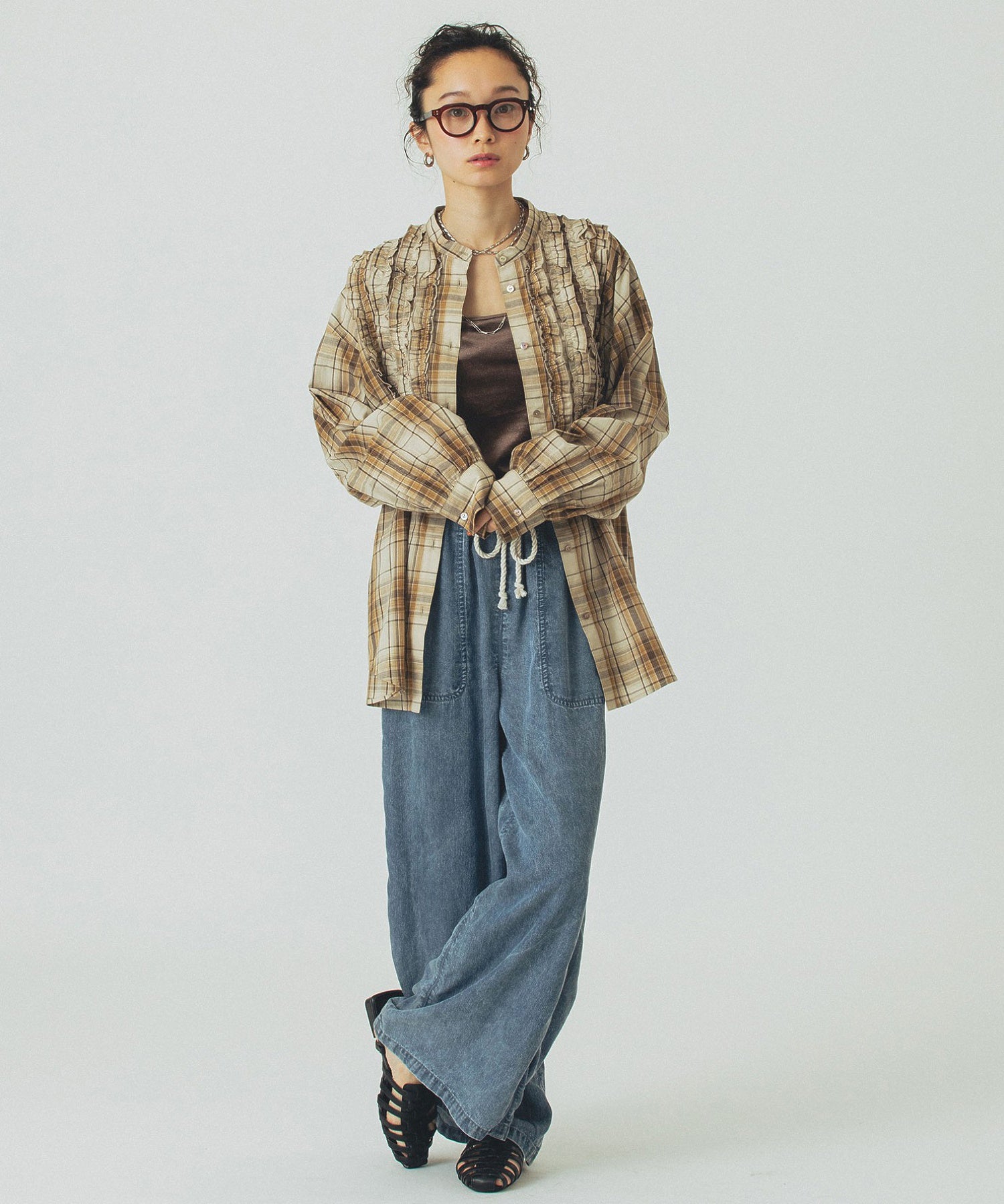 model:161cm 着用サイズ:ONE SIZE