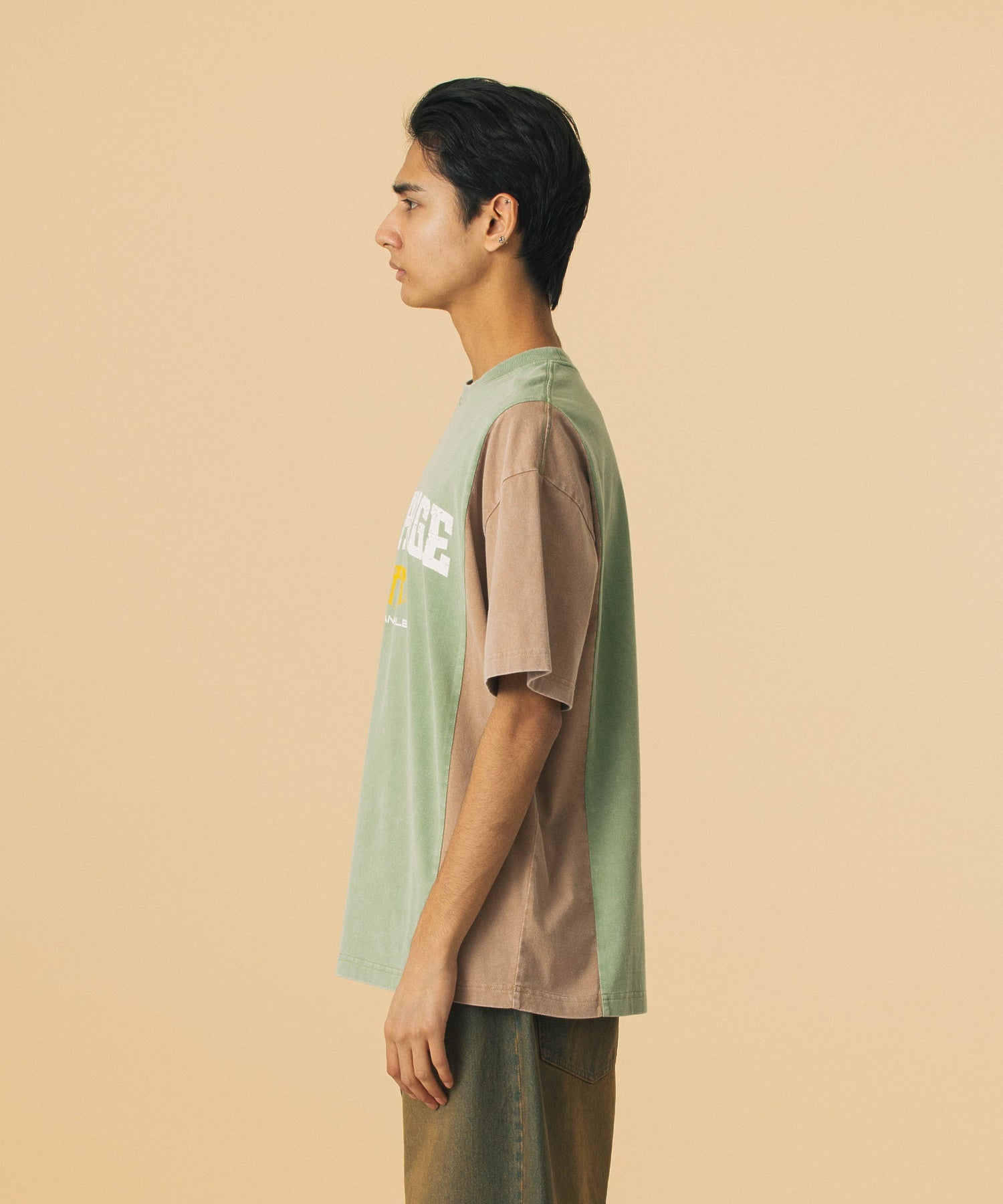 PANELED S/S TEE