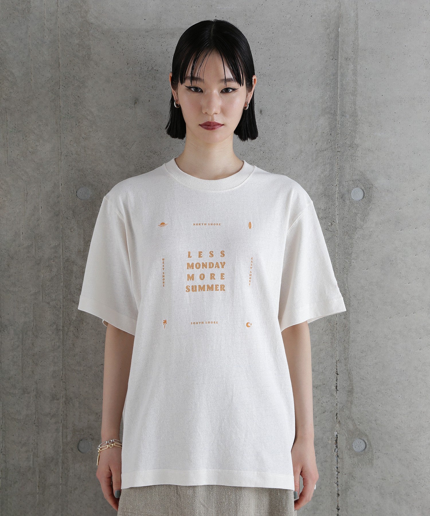 【WEB・一部店舗限定】麻ブレンドロゴTシャツ