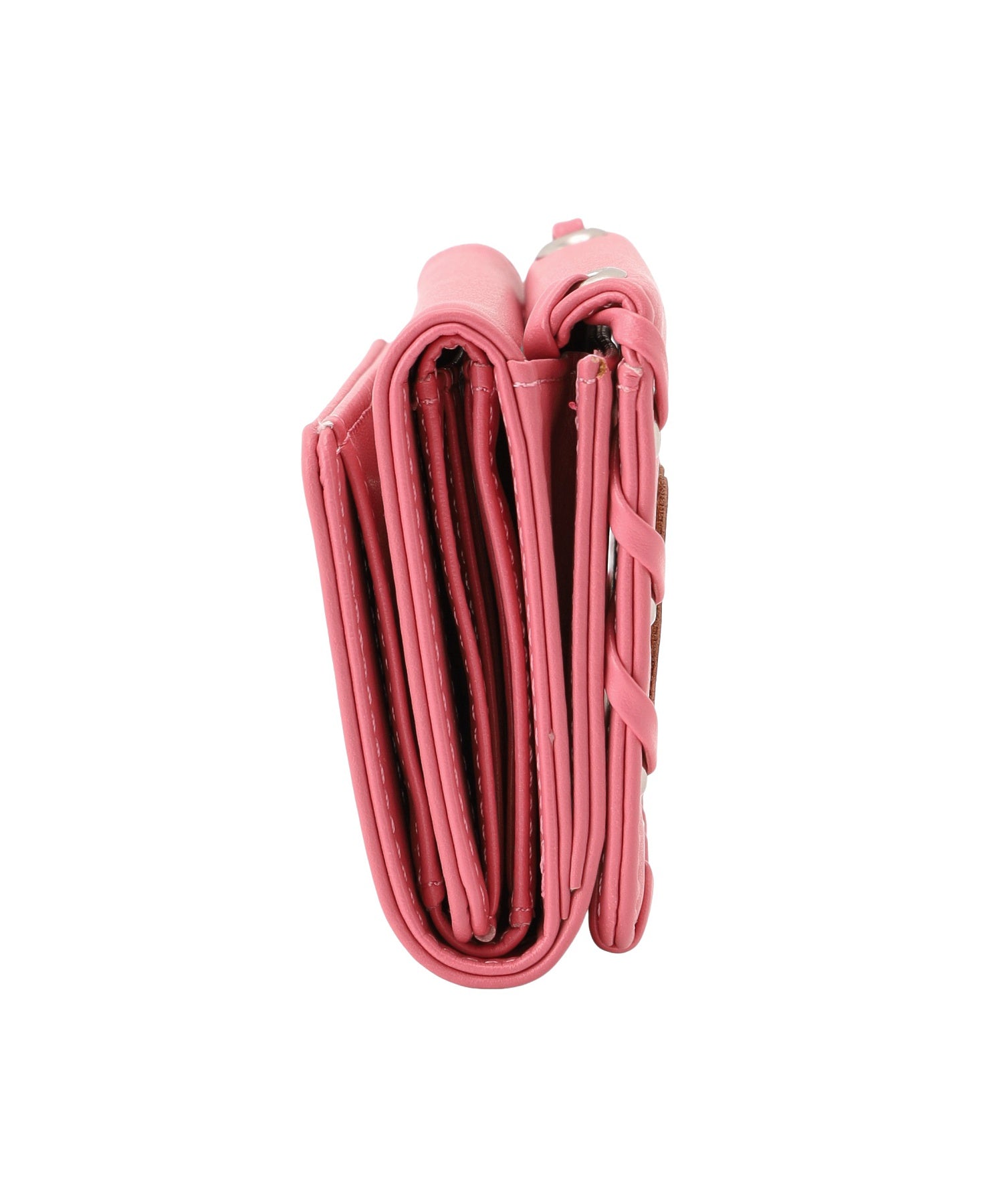 FAUX LEATHER PATCH WALLET
