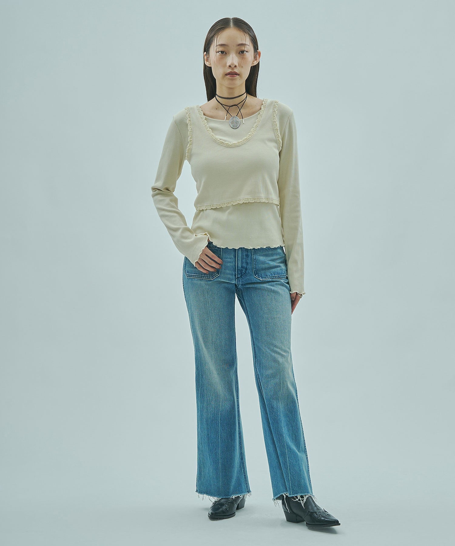 model:163cm 着用サイズ:ONE SIZE