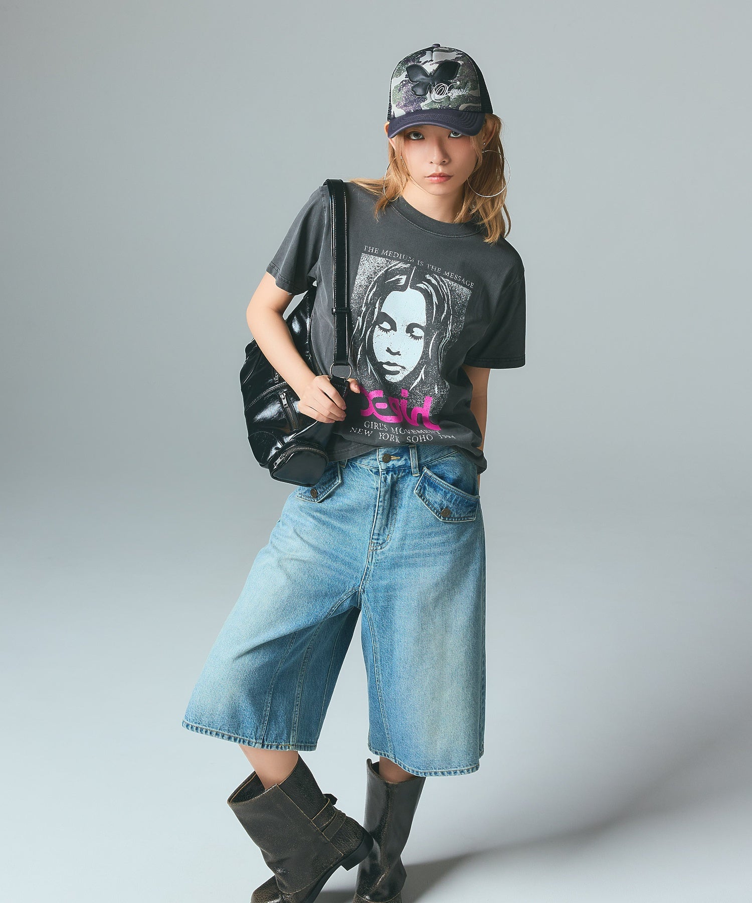 BUTTERFLY PATCH TRUCKER CAP