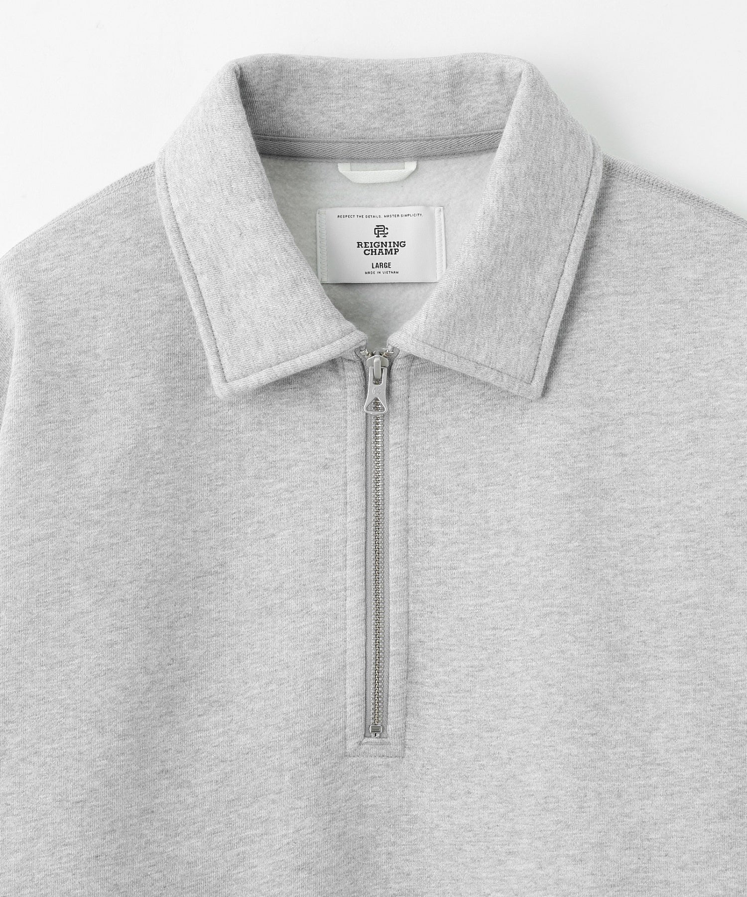 REIGNING CHAMP/レイニングチャンプ/BRUSHED FLEECE HALF ZIP RELAXED SWEAT RC-3561