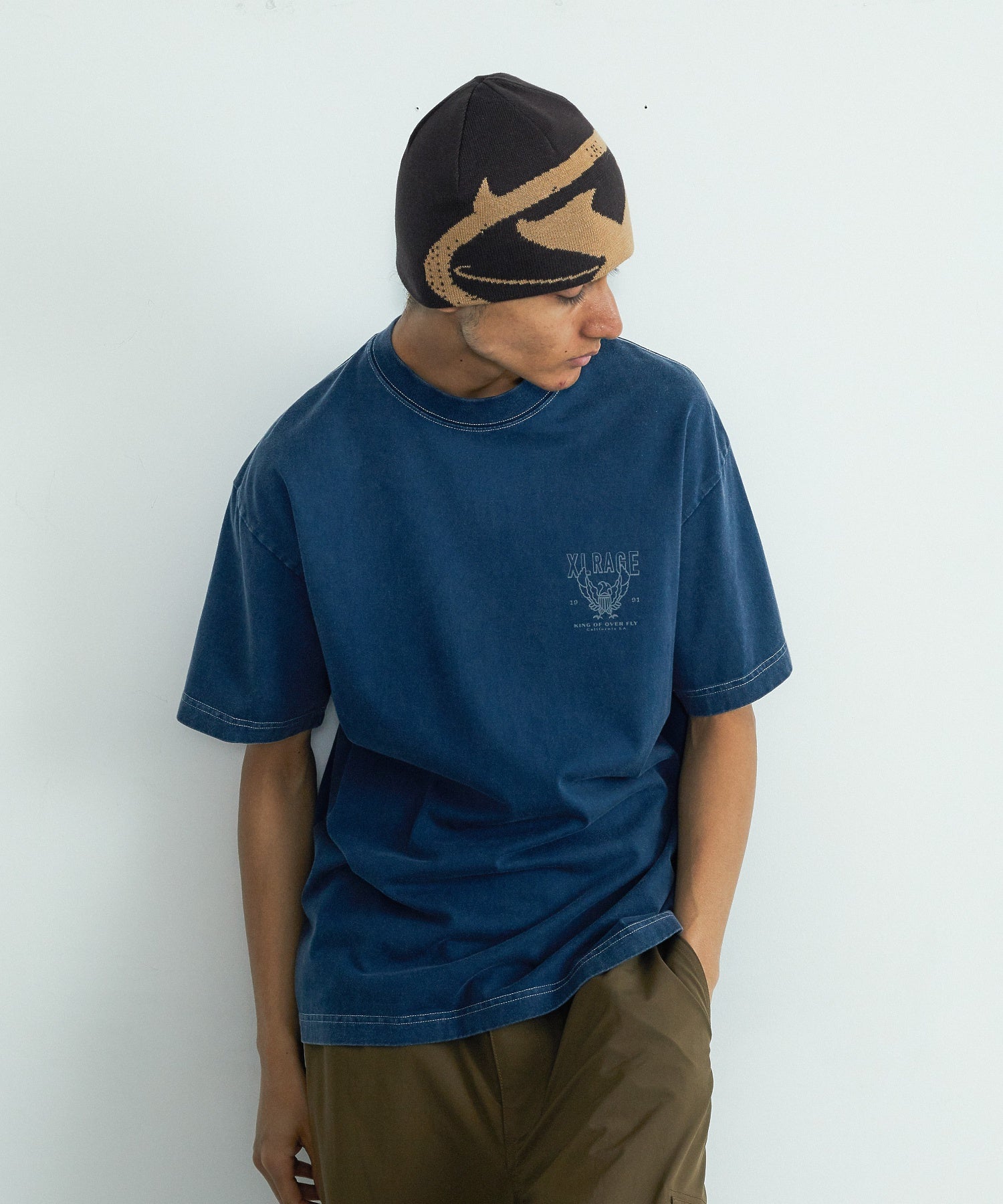X MONSTER LOGO BEANIE