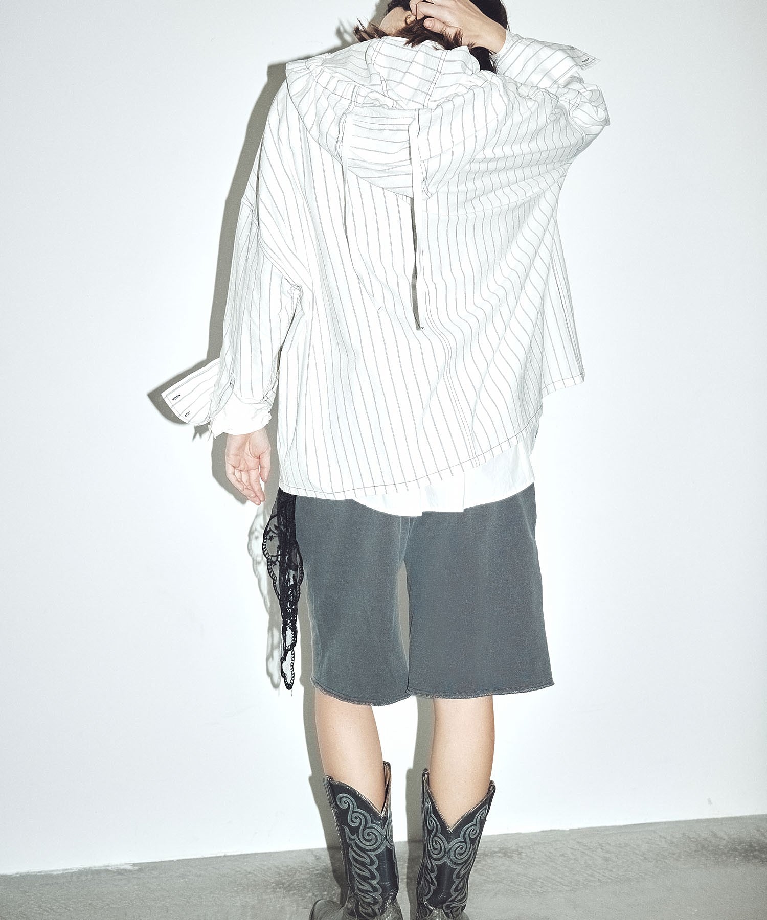 CREOLME/SWEAT HALF PANTS