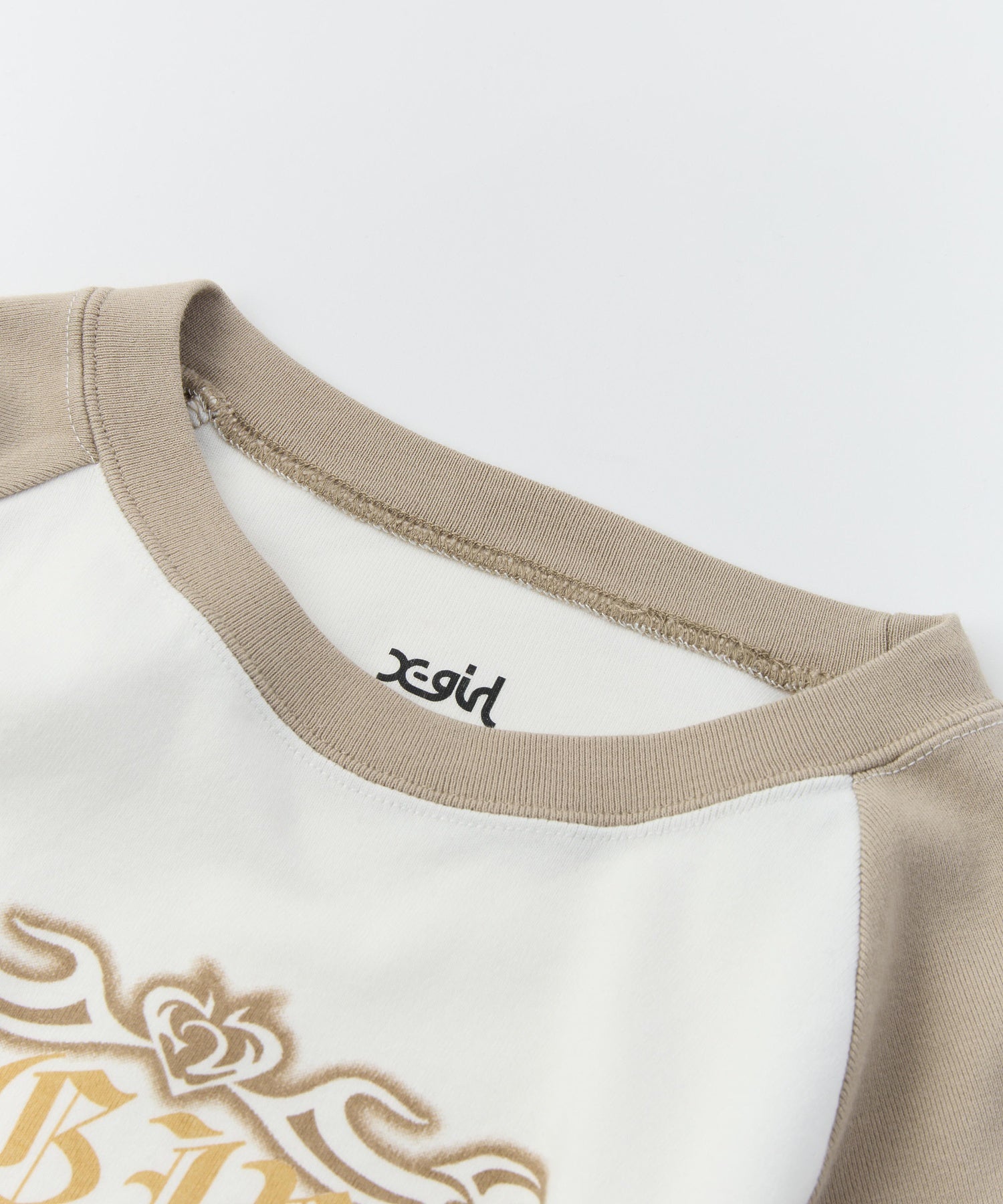 FADED TRIBAL LOGO RAGLAN L/S BABY TEE