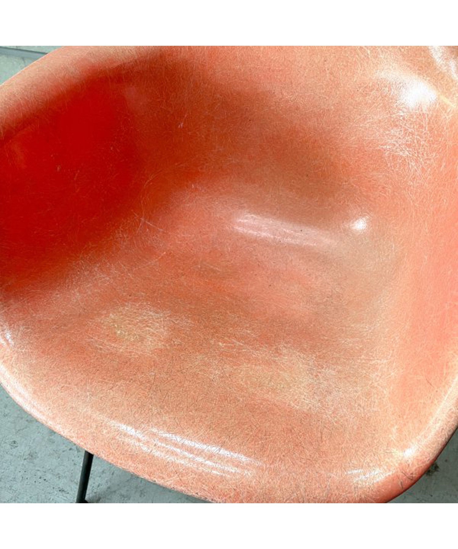 HermanMiller Arm Shell 1st Model / Red Orange