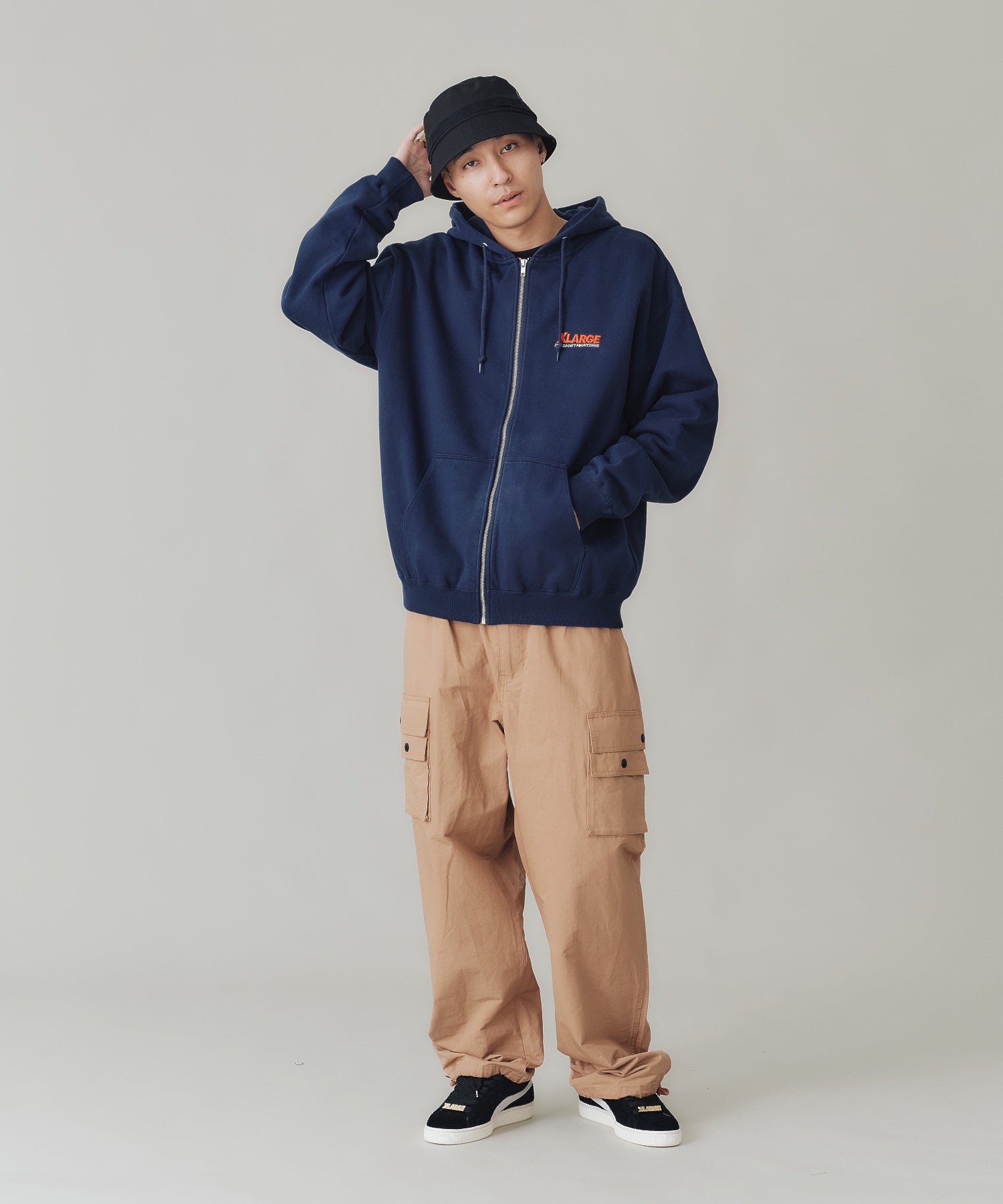 BAY AREA ZIP UP HOODED SWEATSHIRT