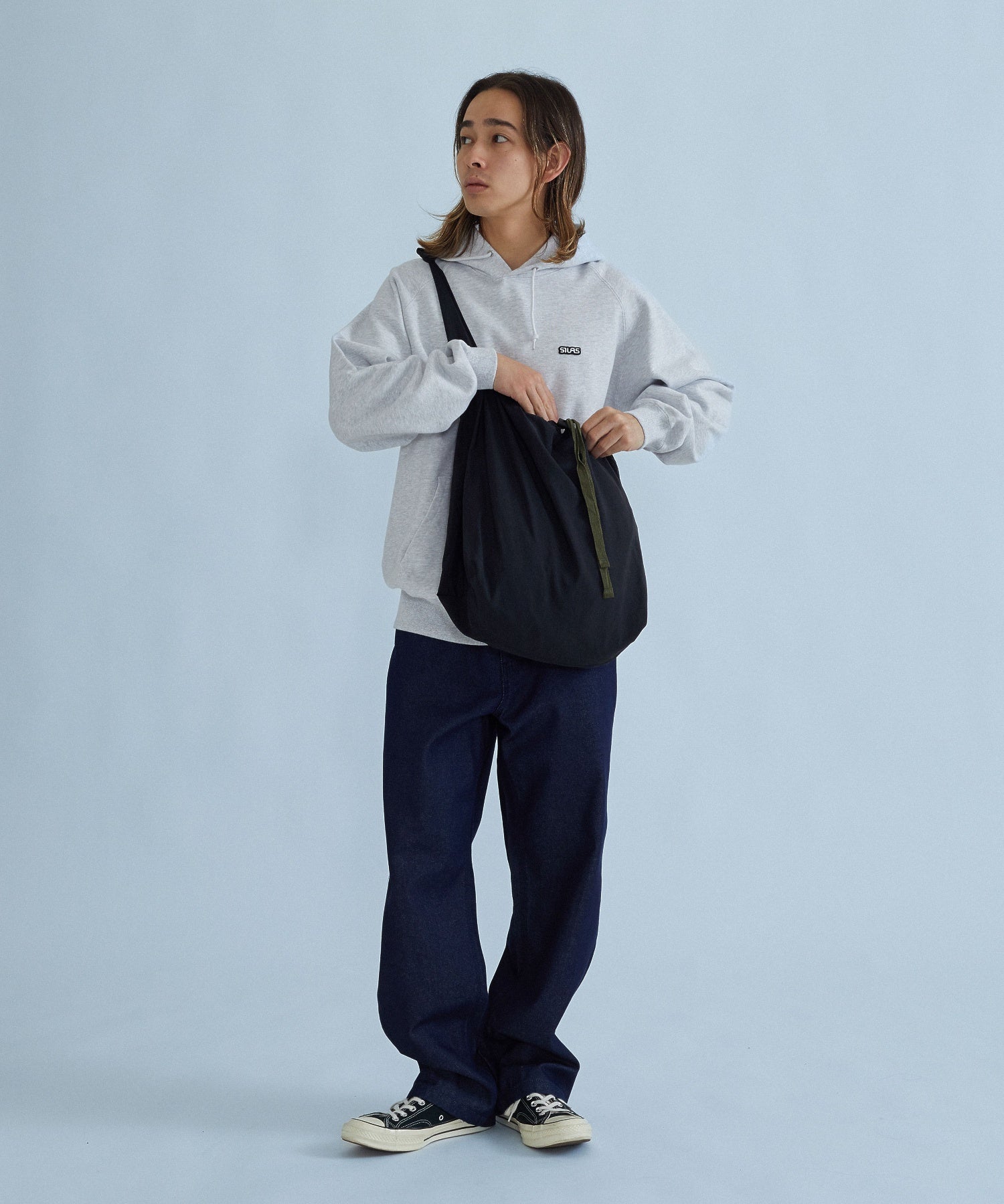 RAGLAN HOODED SWEATSHIRT