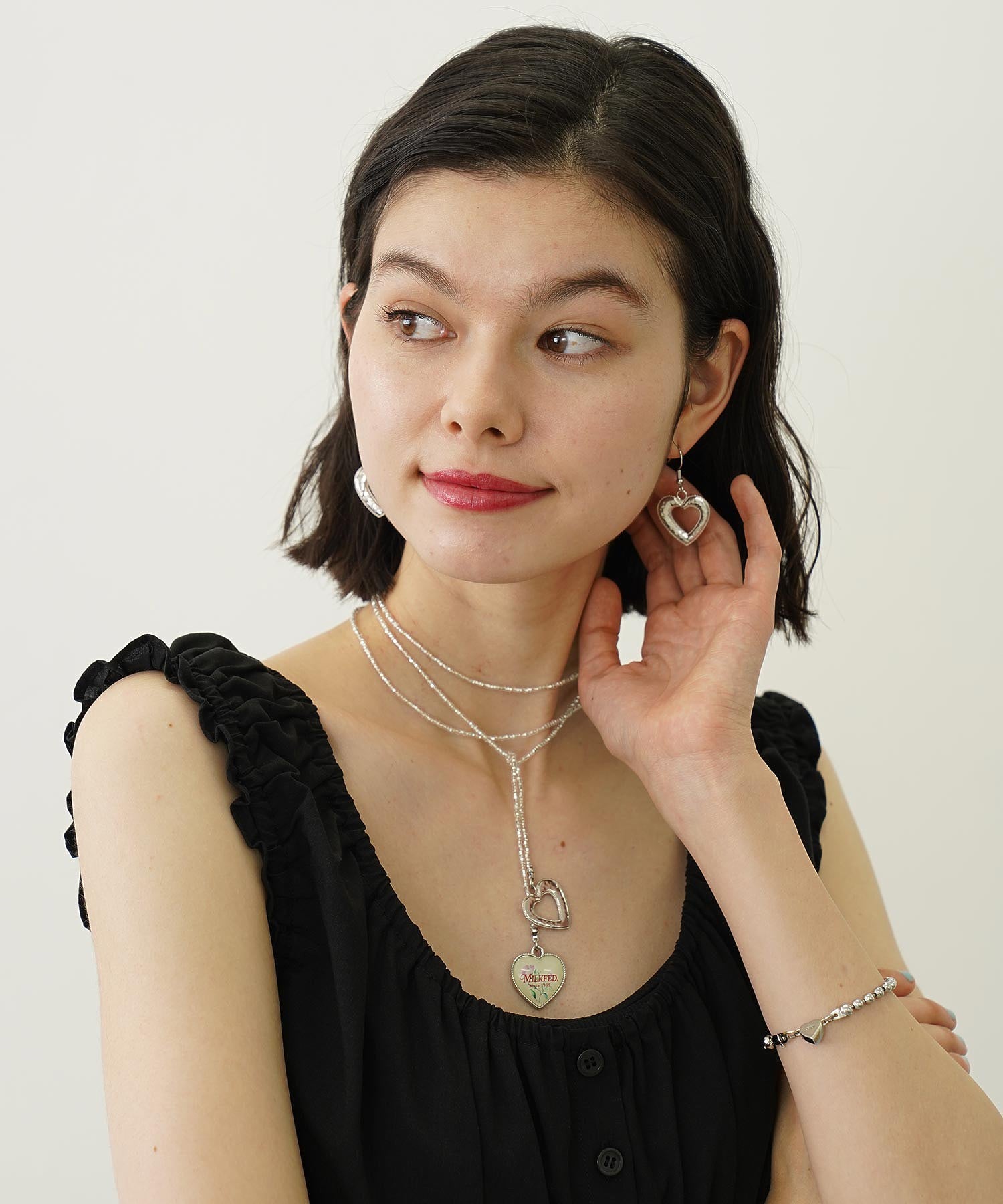 HEART CHARMS EARRINGS