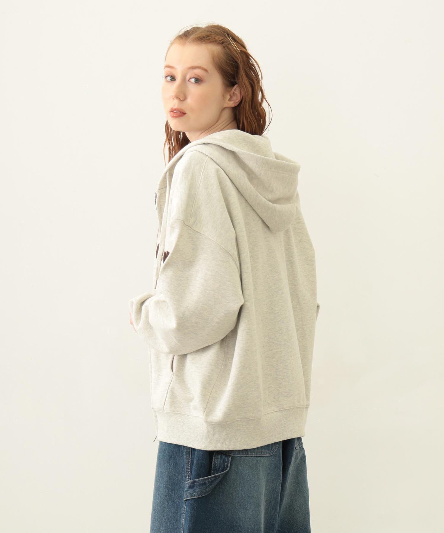 ARCH COOPER LOGO ZIP UP HOODIE