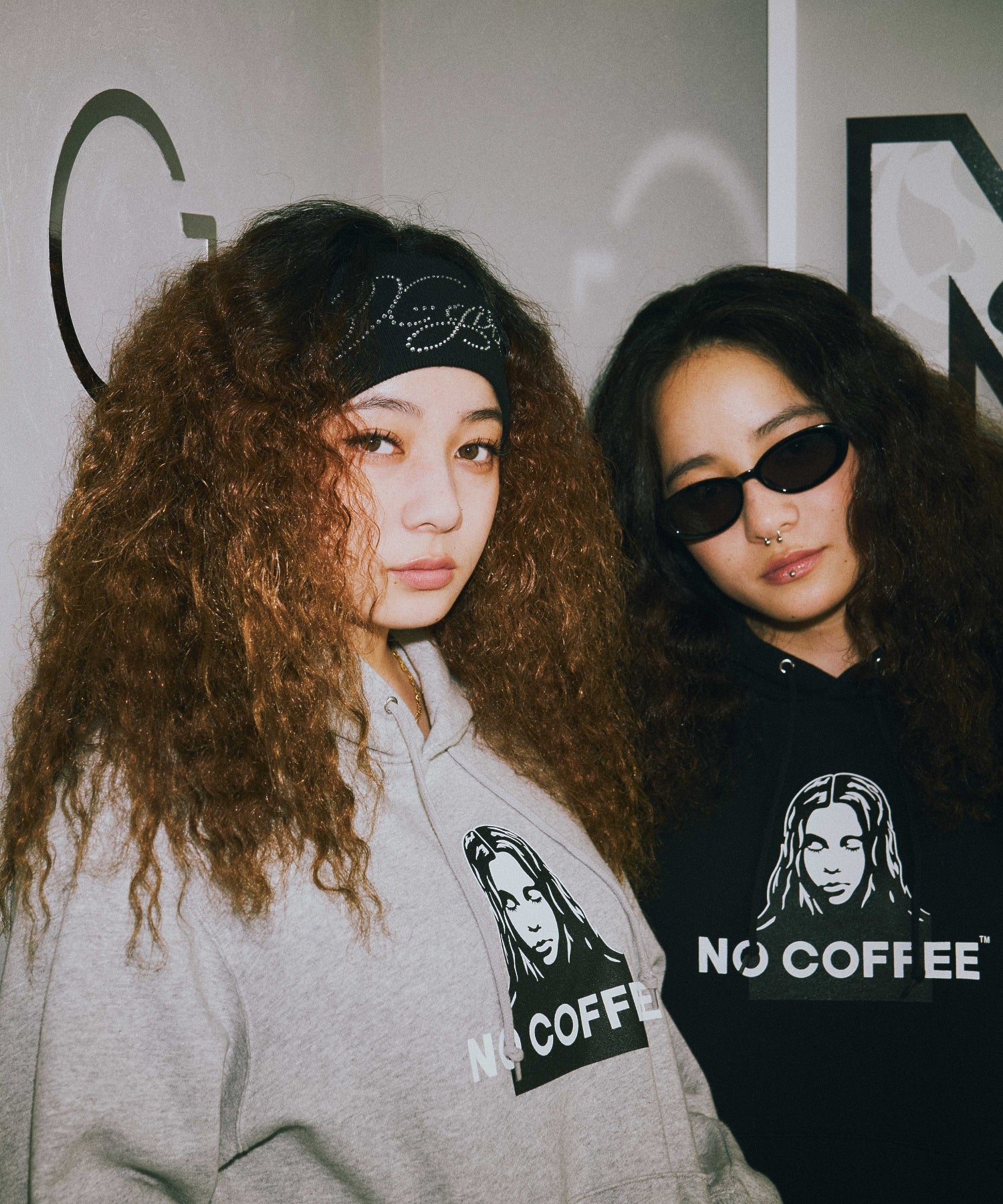 X-girl x NO COFFEE SWEAT HOODIE